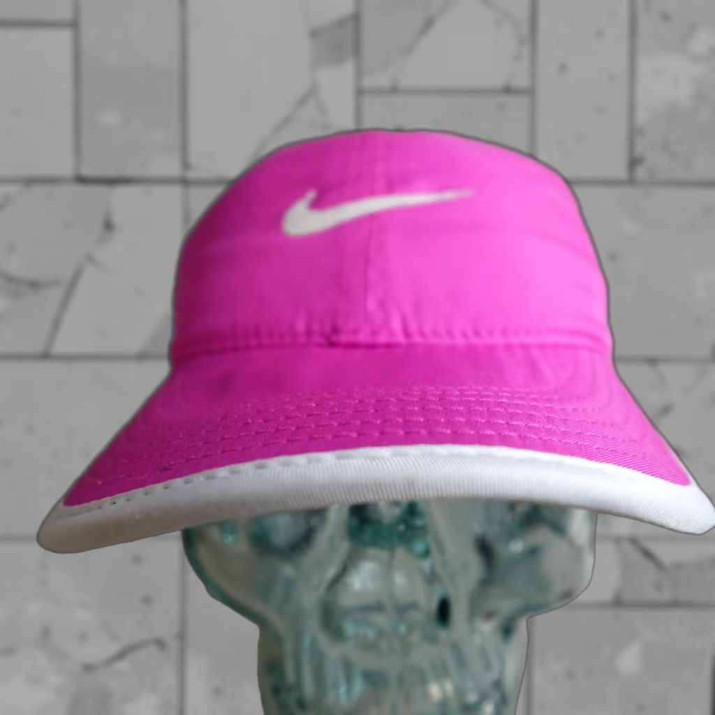 Nike Nike Womens Hat Pink Adjustable Embroidered Featherlight Baseball Cap Women's Pink Adjustable Embroidered Logo Sports Cap Size ONE SIZE - 1 Thumbnail