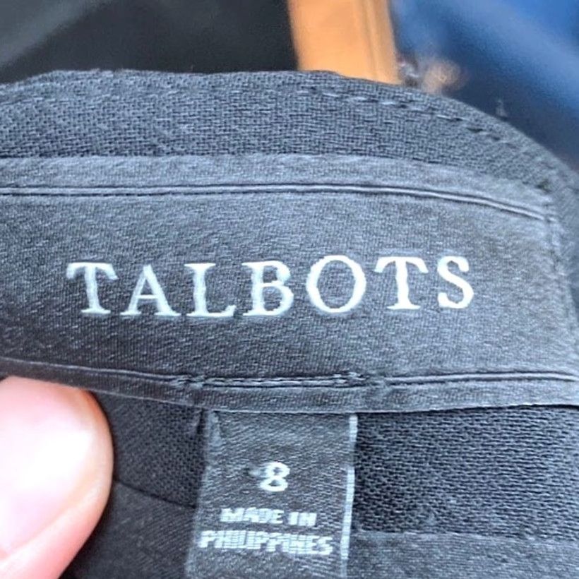 Talbots Talbots Womens Pants Black Hollywood High Rise Workwear Ankle Stretch 8 Size 30" / US 8 / IT 44 - 4 Thumbnail