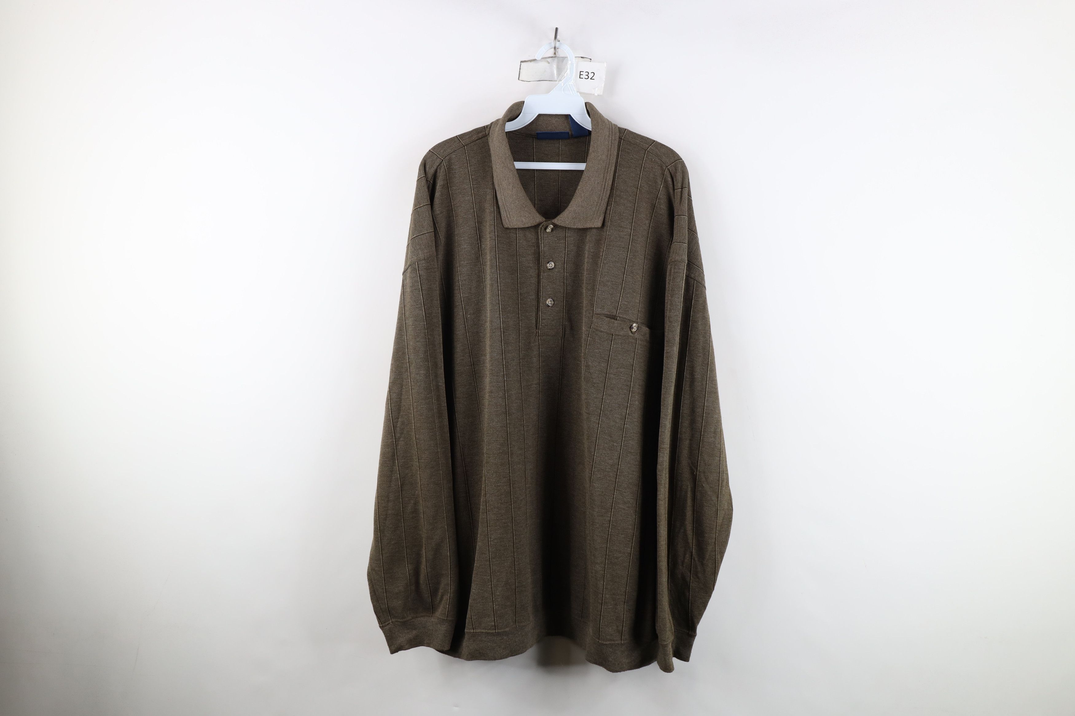 Vintage Vintage 90s Streetwear Knit Collared Pullover Polo Shirt Size US XXL / EU 58 / 5 - 1 Thumbnail