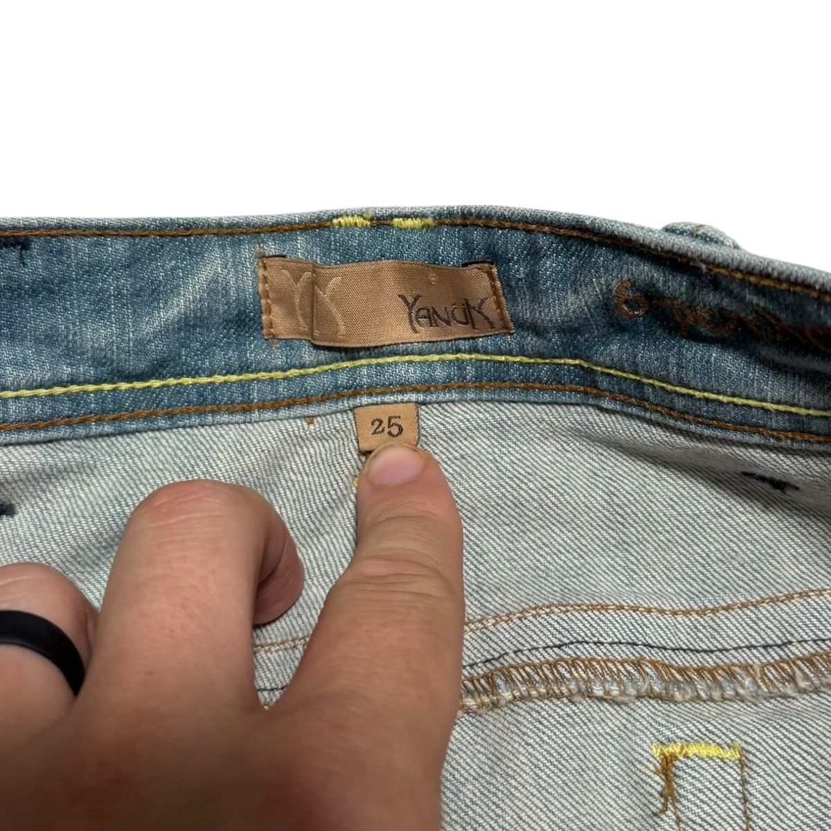 Other Yanük 6 Pocket USA Made Patchwork Jeans Women’s 25 (27.5x34) Size 27" / US 4 / IT 40 - 6 Thumbnail