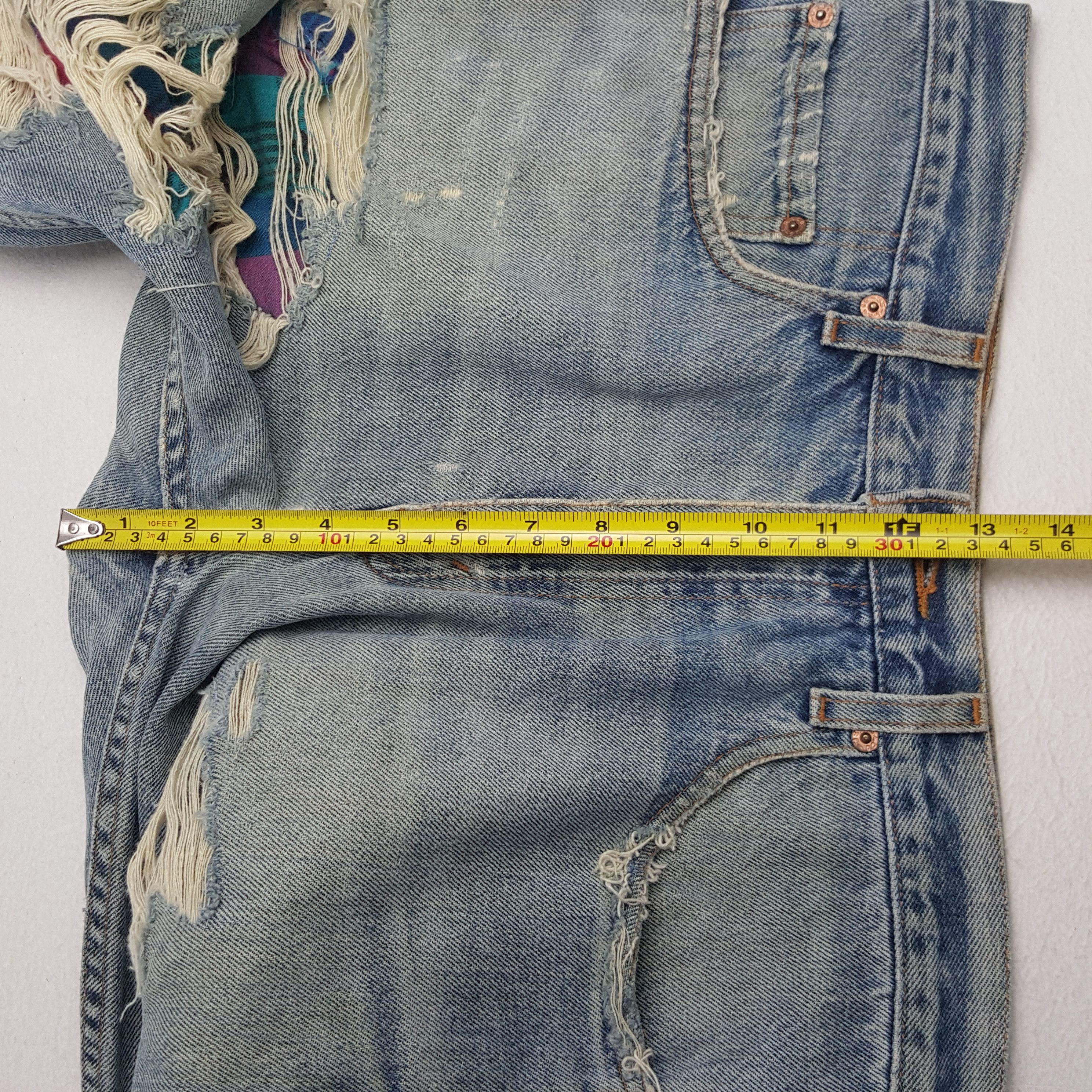 If Six Was Nine × Levi's × Vintage Vintage Levi's American Style Distressed Denim Jeans Size US 32 / EU 48 - 11 Thumbnail