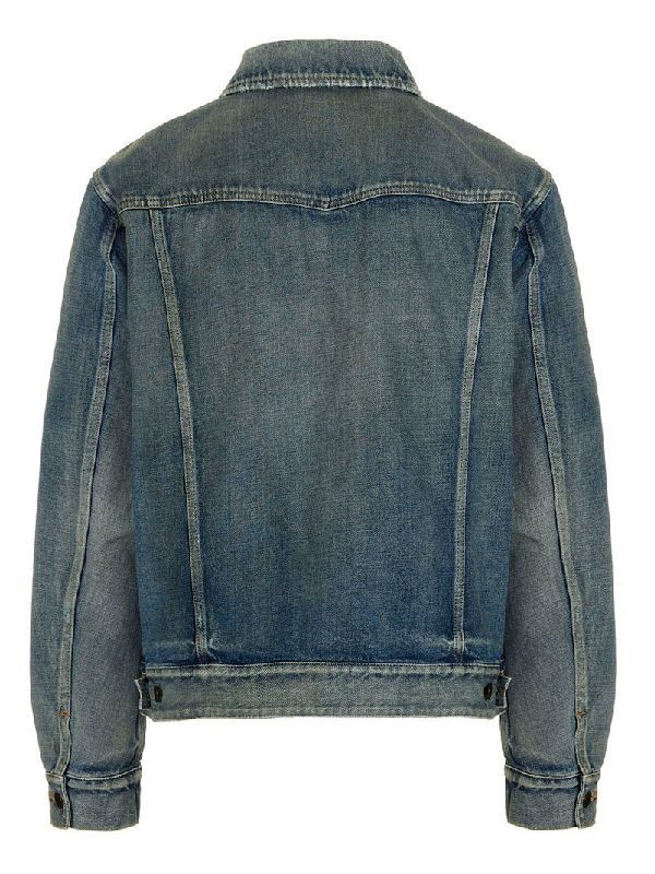 Saint Laurent Paris o1la1rc1a1225 710043 Classic Denim Jacket in Blue Size US S / EU 44-46 / 1 - 2 Thumbnail