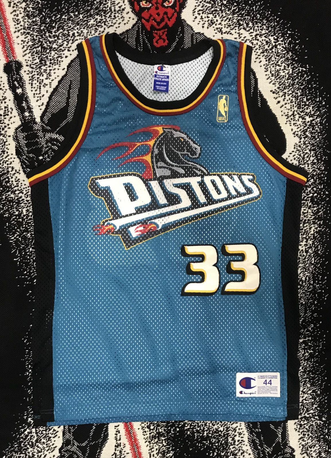 Other 90s Detroit Pistons Grant Hill Authentic NBA Jersey Champion Size US M / EU 48-50 / 2 - 1 Thumbnail