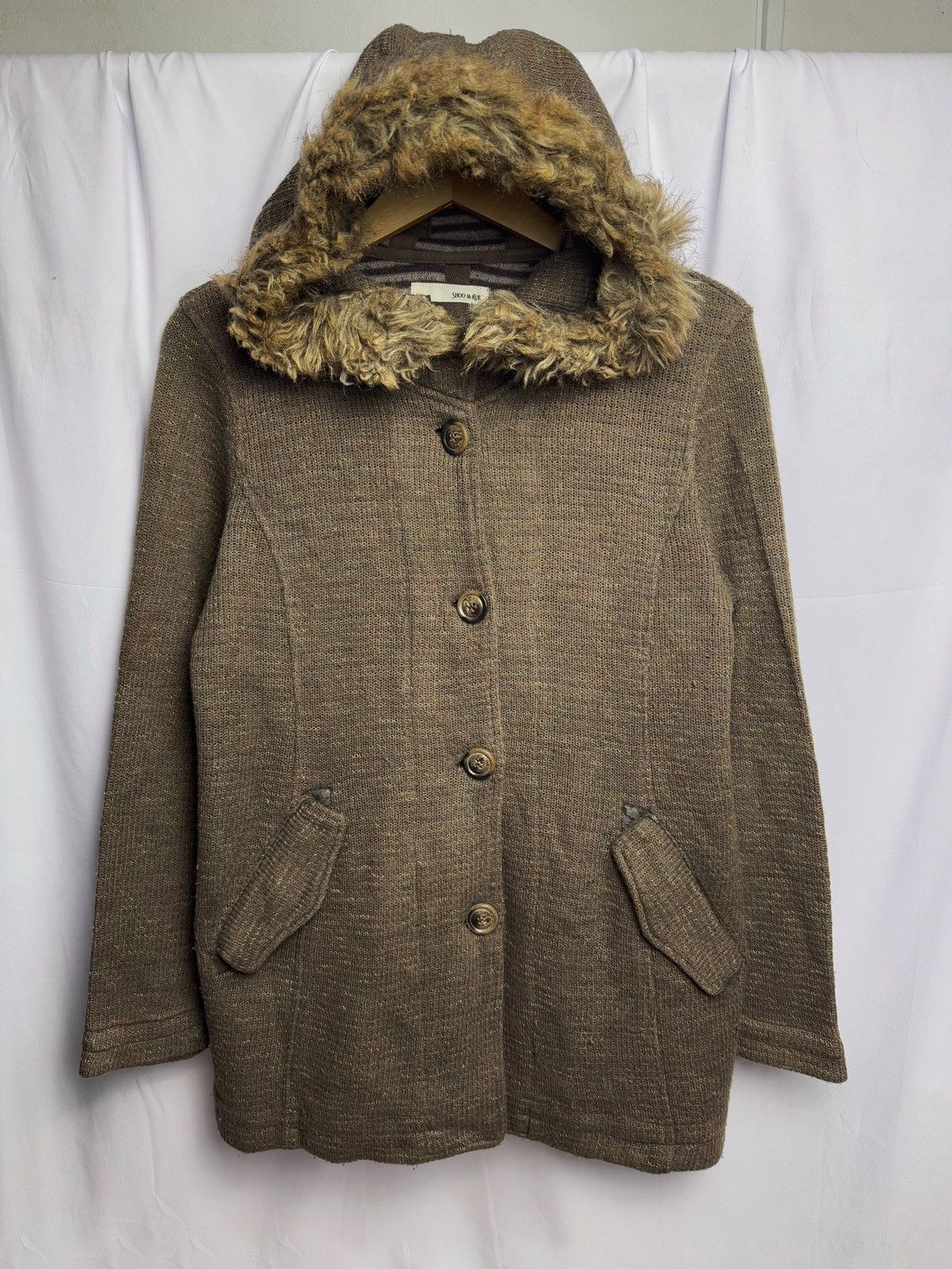 If Six Was Nine × Japanese Brand × Le Grande Bleu (L.G.B.) Fur hoodie knit japanese style shoolarue Size US M / EU 48-50 / 2 - 1 Thumbnail