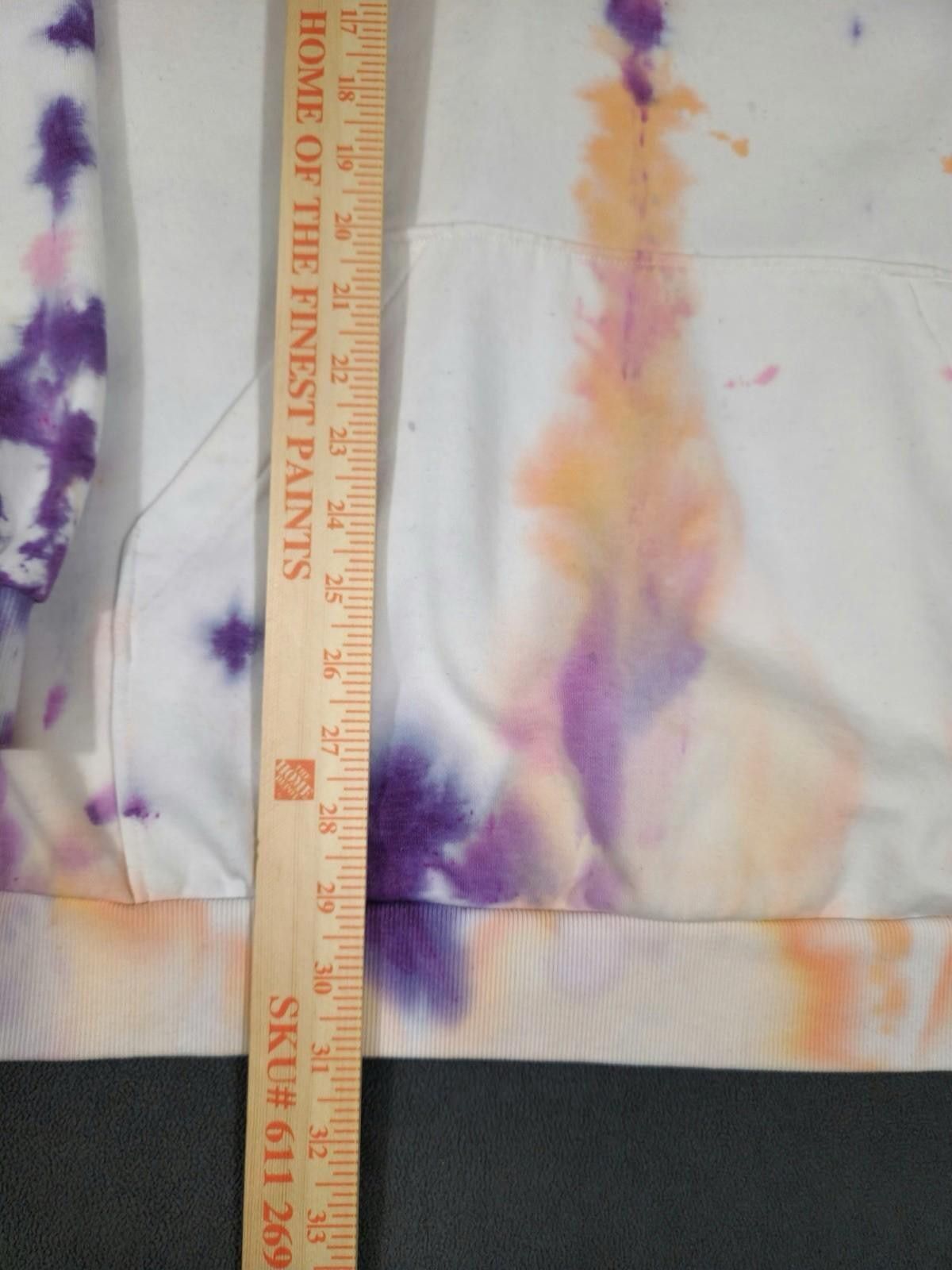 The Unbranded Brand H&M Divided Tie Dye Hoodie “Not Average” Men’s SIZE:3XL Size 3XL / US 20-22 - 2 Thumbnail