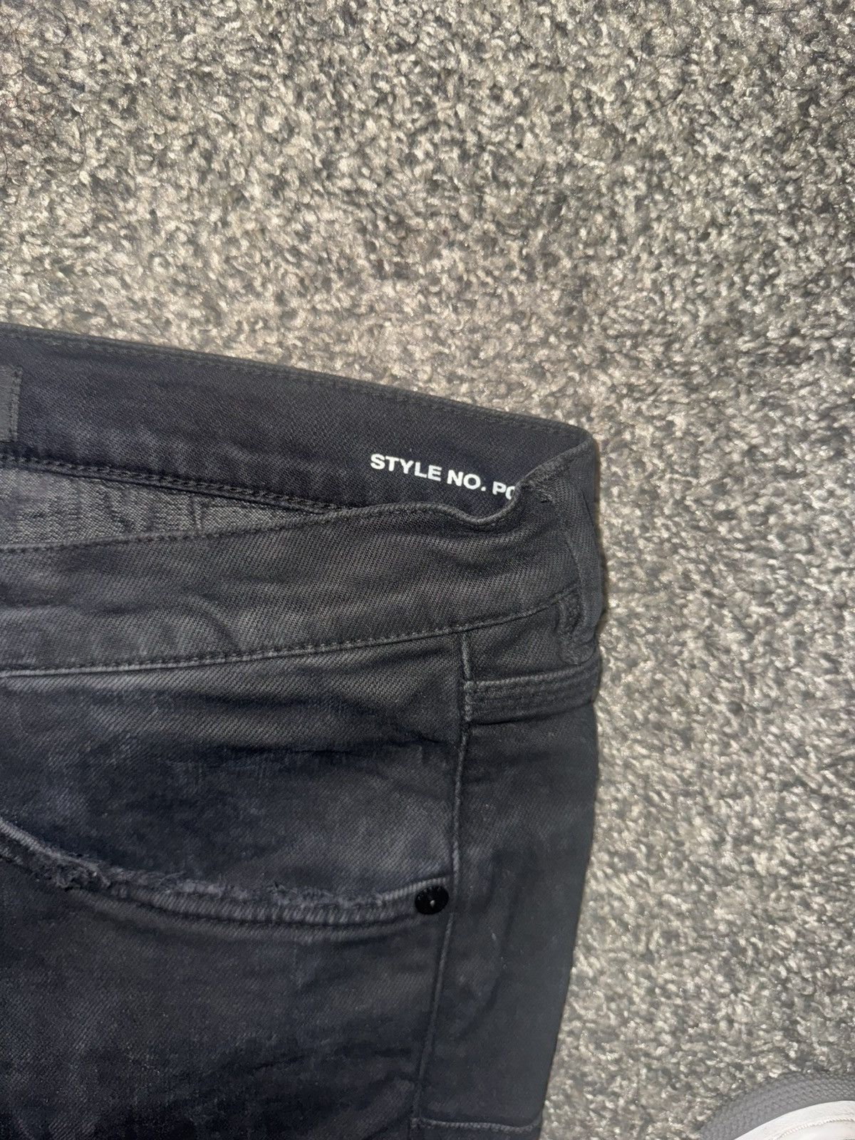 Purple Brand Resin Coated Skinny Jeans Size US 33 - 2 Thumbnail
