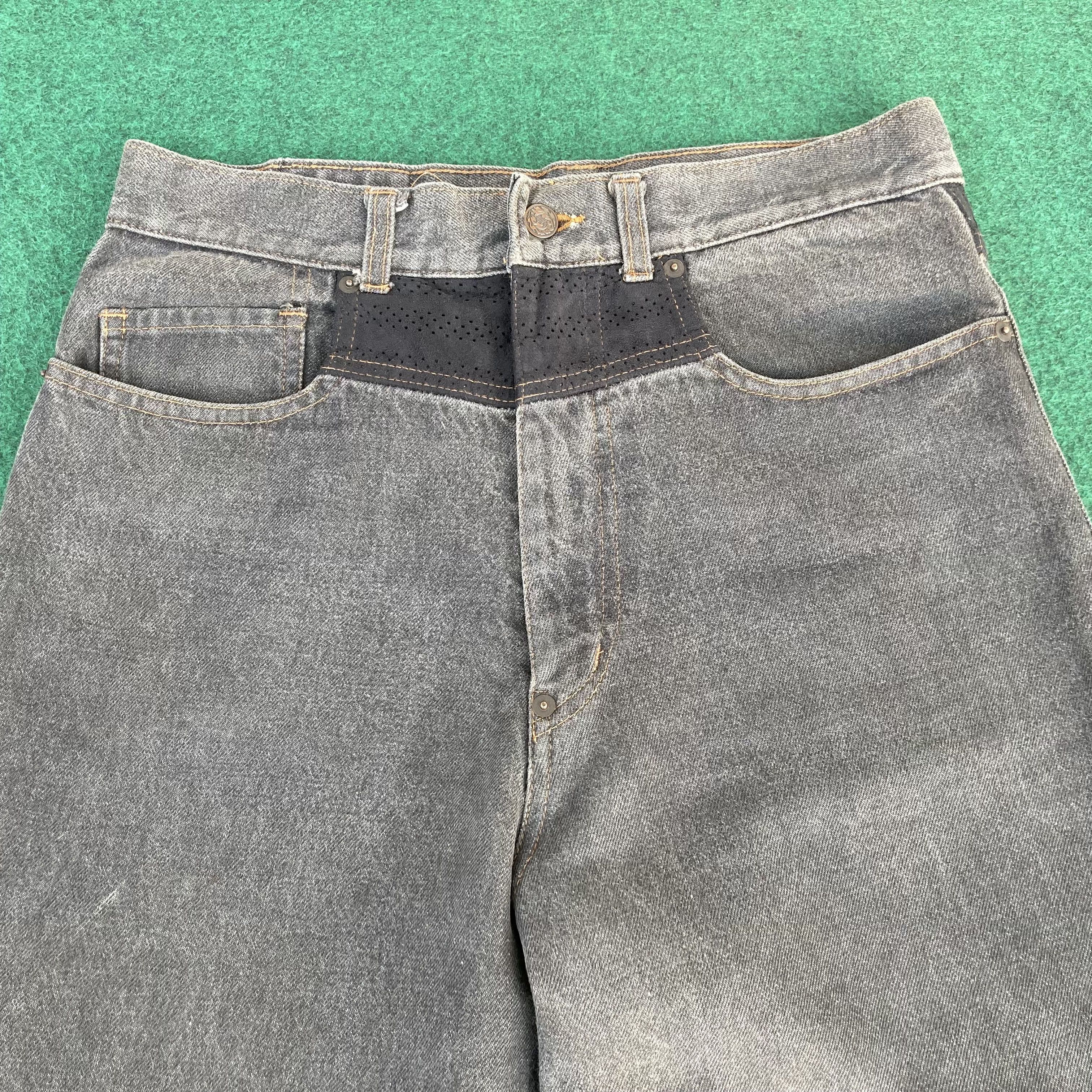 Designer × Japanese Brand × Vintage 30x29.5 Vtg A.S.M Atelier Sab Men Pants Baggy Zipper Jeans Size US 30 / EU 46 - 3 Thumbnail