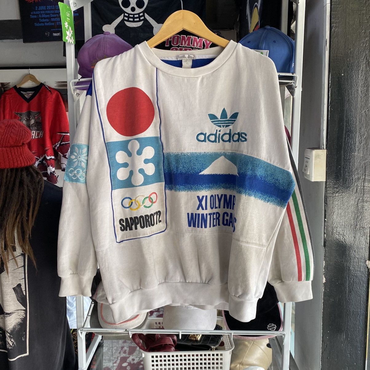 Adidas × USA Olympics × Vintage Vintage Adidas 1972 Sapporo Winter Olympic Games Sweatshirt Size US XL / EU 56 / 4 - 1 Thumbnail