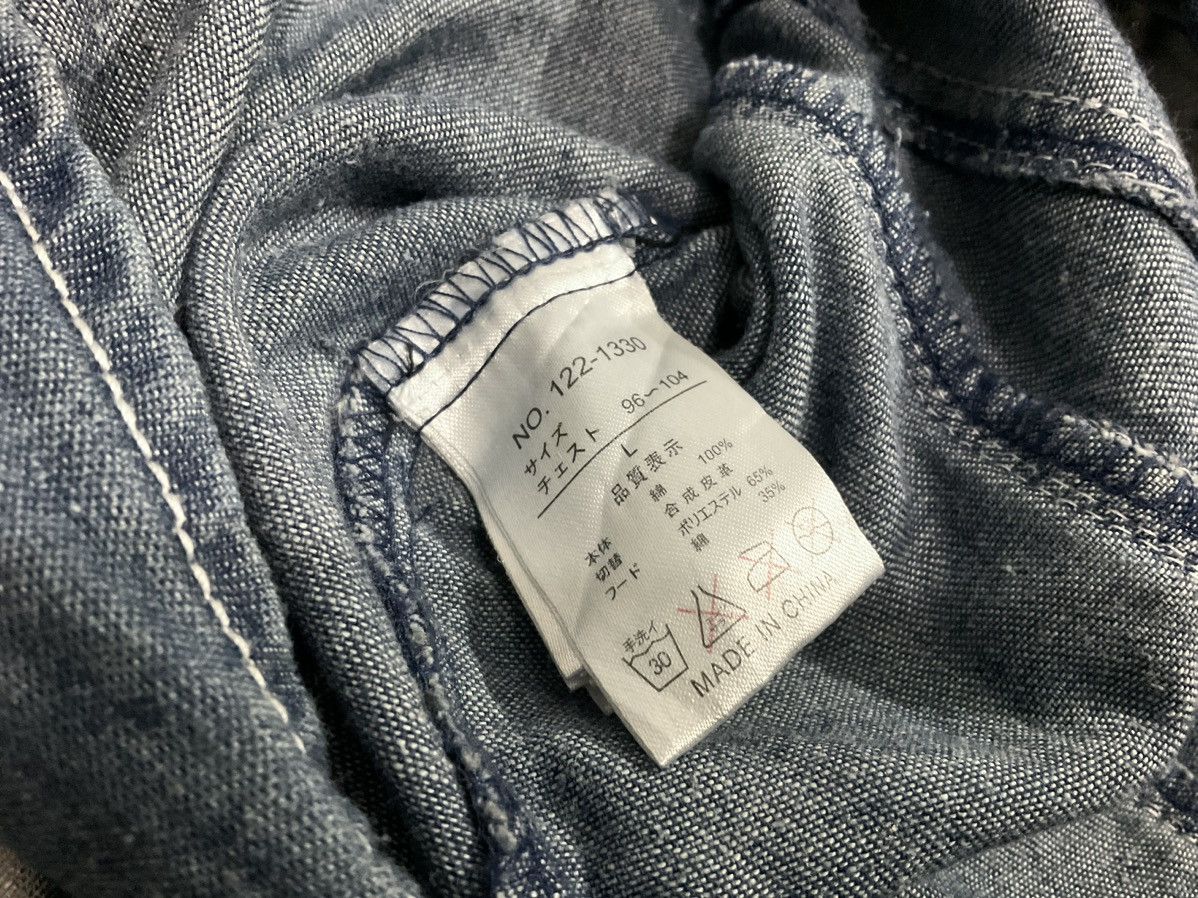 Hysteric Glamour × If Six Was Nine × Japanese Brand 🔥 Sick Y2K In The Attic Doible Layer Denim Hooded Shirt Lgb Size US L / EU 52-54 / 3 - 9 Thumbnail
