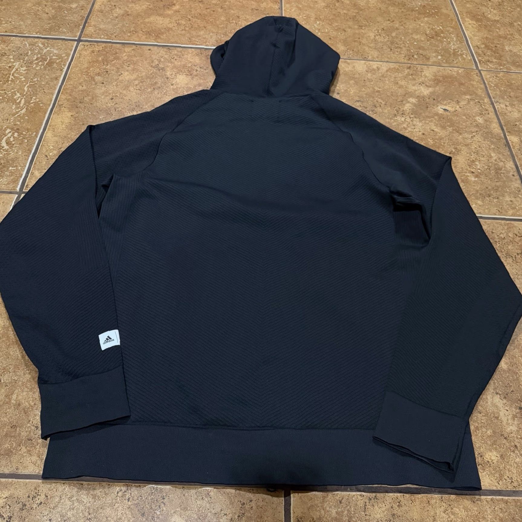 Reigning Champ REIGNING CHAMP x ADIDAS Full-Zip Hoodie Jacket BLACK Ribbed Men's L SAMPLE Jacket Track Jacket Mens Large Black Reigning Champ adidas Sample Size US L / EU 52-54 / 3 - 4 Thumbnail