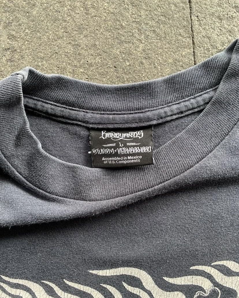 Neighborhood × Stussy Neighborhood x Stussy Boneyards TShirt Size US L / EU 52-54 / 3 - 4 Thumbnail