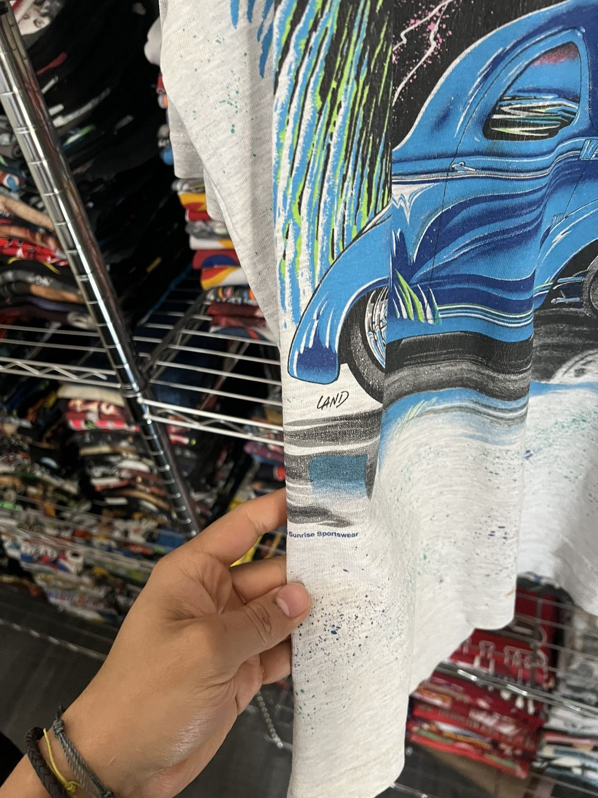 NASCAR 90s Street Hot Rod Heat Racing Cars Sunrise Sportwear Tee Size US L / EU 52-54 / 3 - 4 Thumbnail