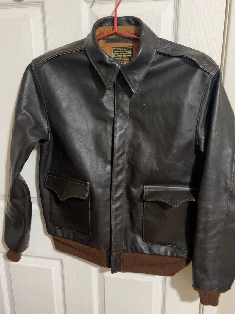 The Real McCoy's Leather Jacket Style MJ22001-dmc