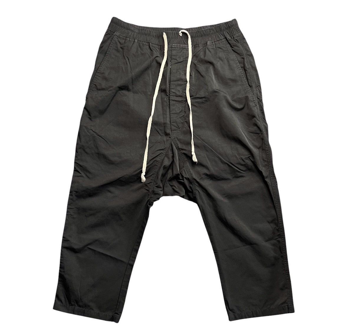 Rick Owens Drkshdw Rick Owens Drkahdw Drawstring Cropped Pants Size US 30 / EU 46 - 2 Thumbnail