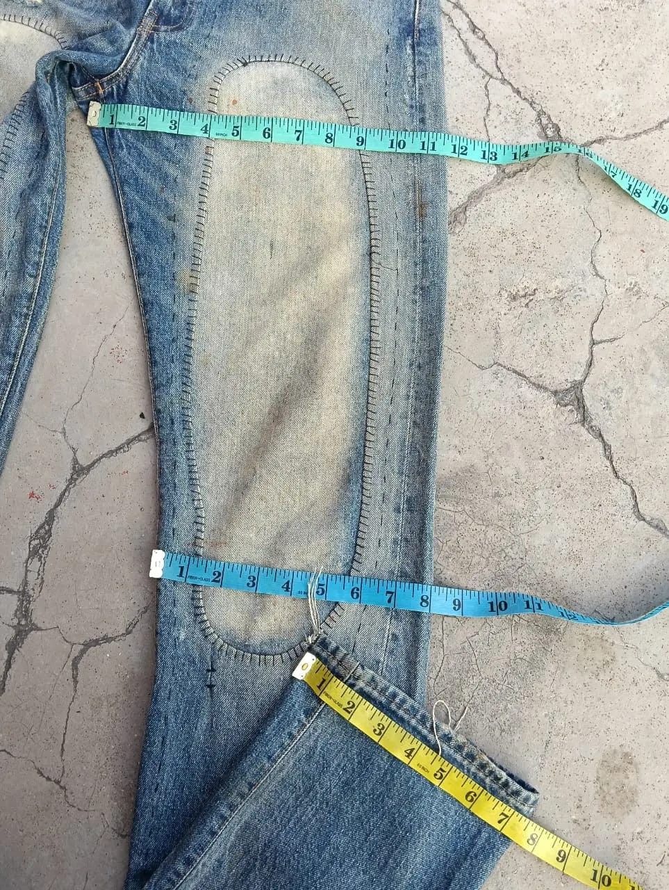 Levi's Distressed Levi's 501ZXX BIG E Selvedge Denim Patchwork. Size US 30 / EU 46 - 5 Thumbnail