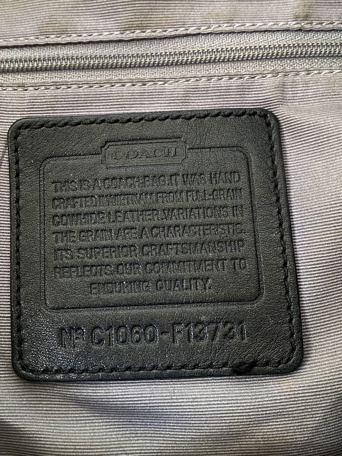 Coach Signature Sufflette Leather Handbag Size ONE SIZE - 10 Thumbnail