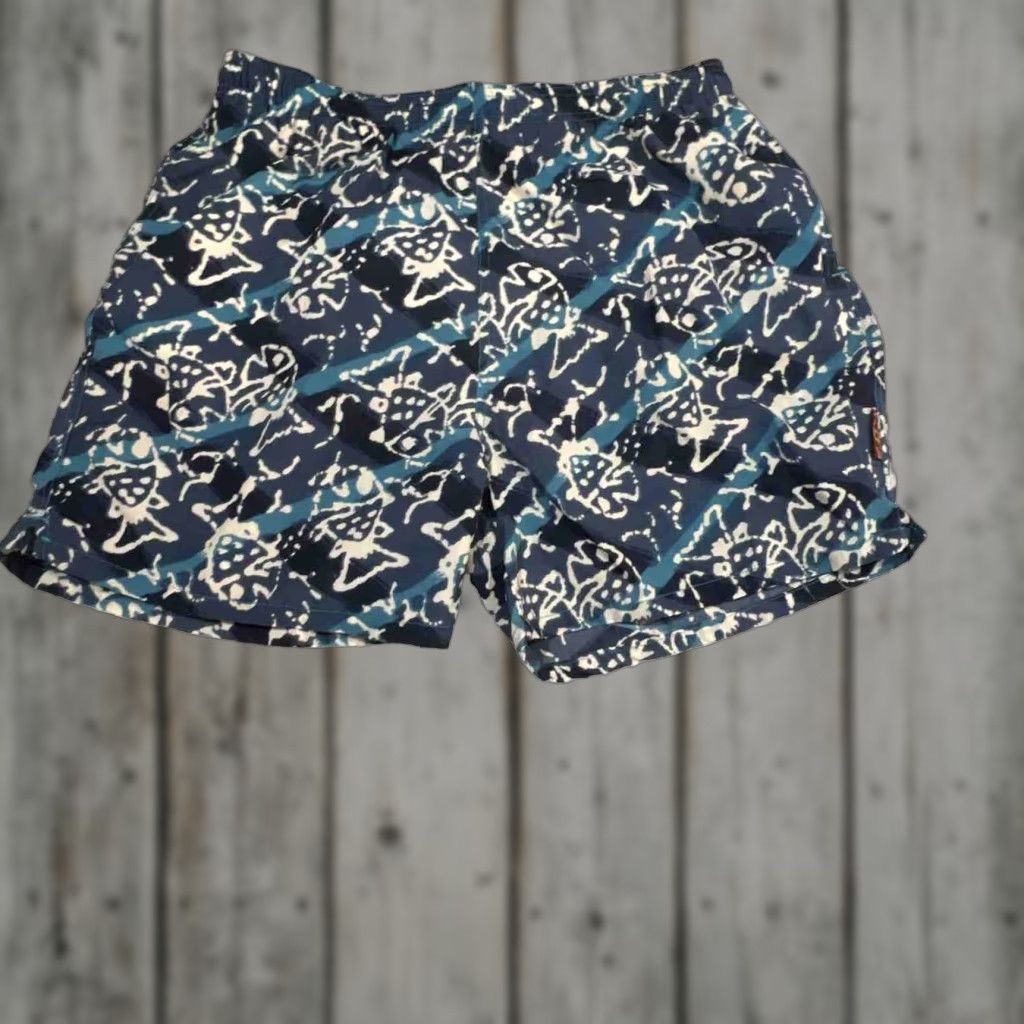 Vintage Weekends Beachwear Men’s Large Lined Swim Trunks Swimsuit Pockets Nylon Drawstr Size US 33 - 1 Thumbnail