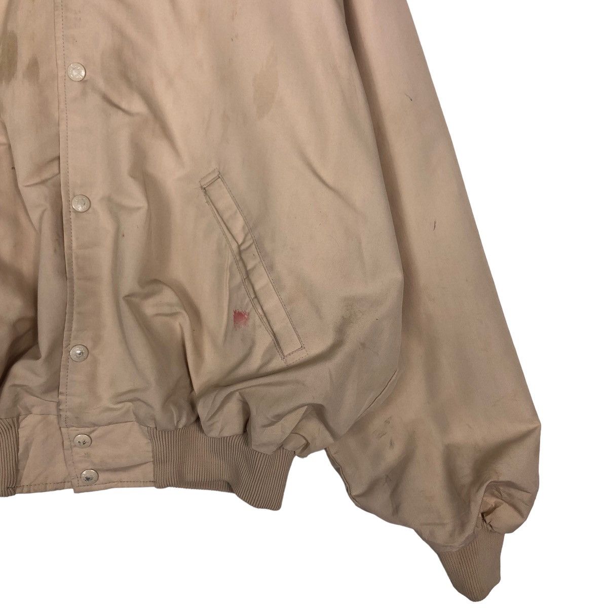 Japanese Brand 🔥 90’s Vtg Bomber Jacket Palm Beach Sports Big Logo Size US XXL / EU 58 / 5 - 5 Thumbnail