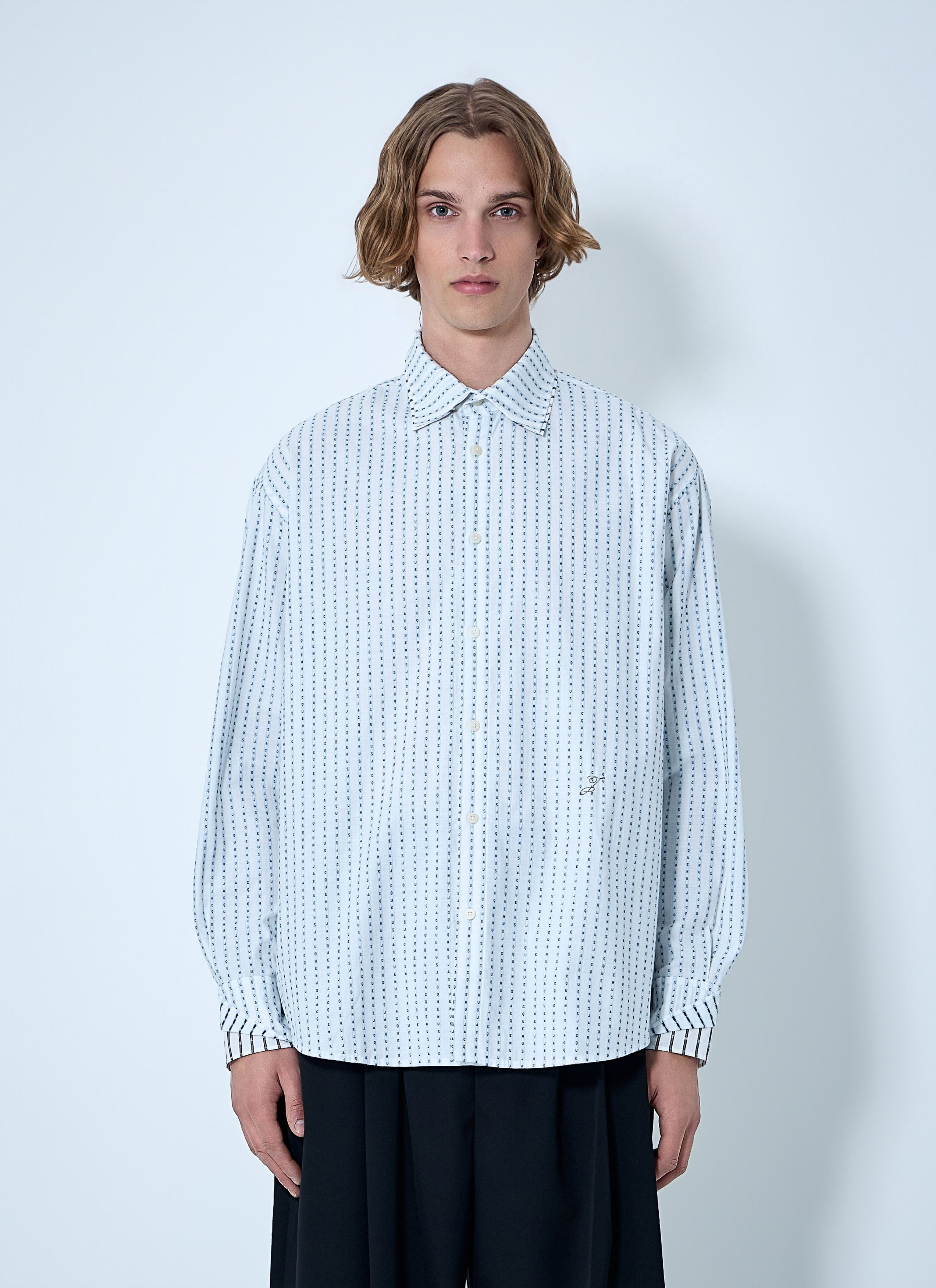 Jacquemus Patterned Cotton Poplin Shirt Size US S / EU 44-46 / 1 - 1 Thumbnail