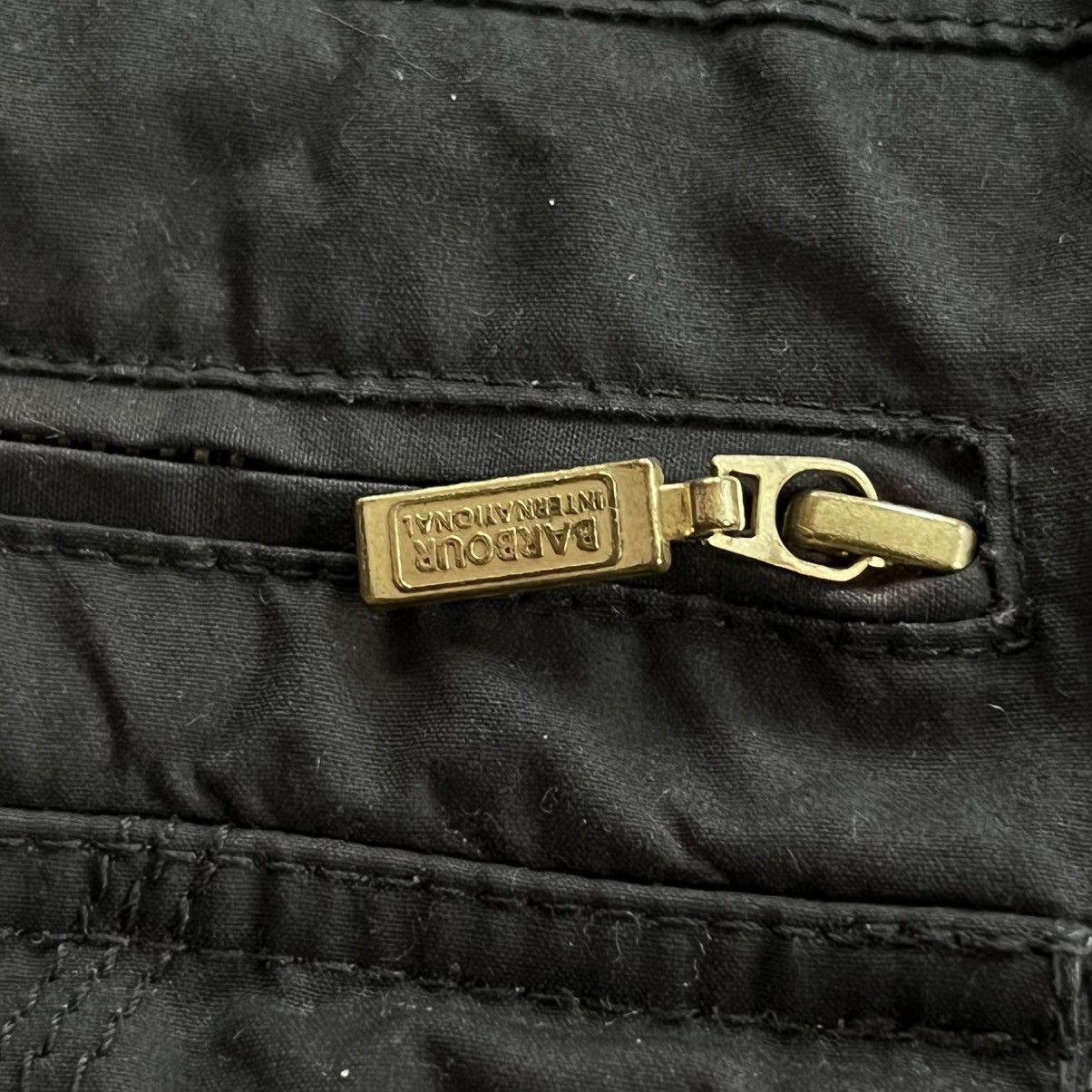 Barbour BARBOUR International Women's Hoodless Katana Wax Parka Size L / US 10 / IT 46 - 6 Thumbnail