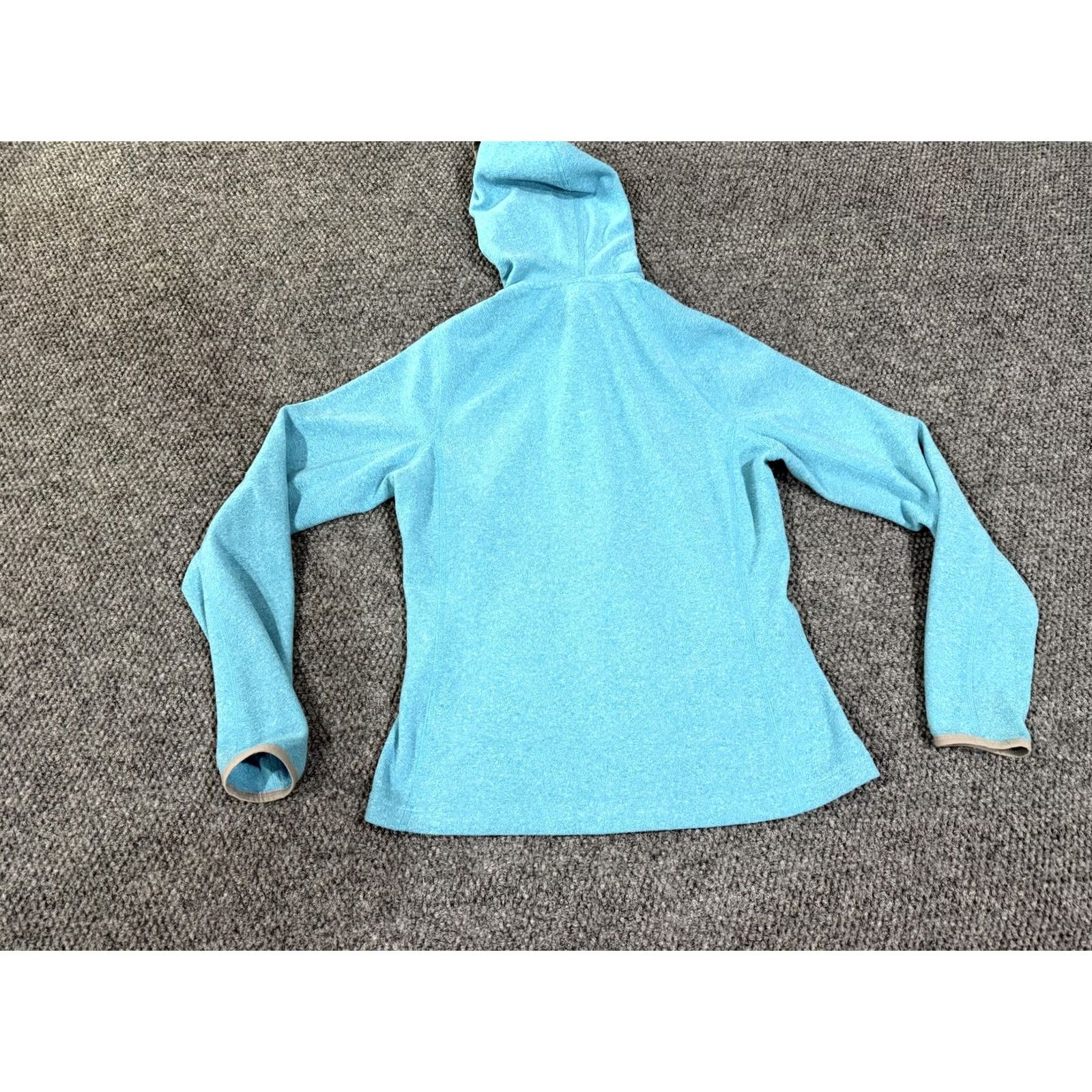 The North Face VINTAGE? The North Face Jacket Womens M Blue Hooded Full Zip Lightweight Fleece Jacket Size M / US 6-8 / IT 42-44 - 7 Thumbnail