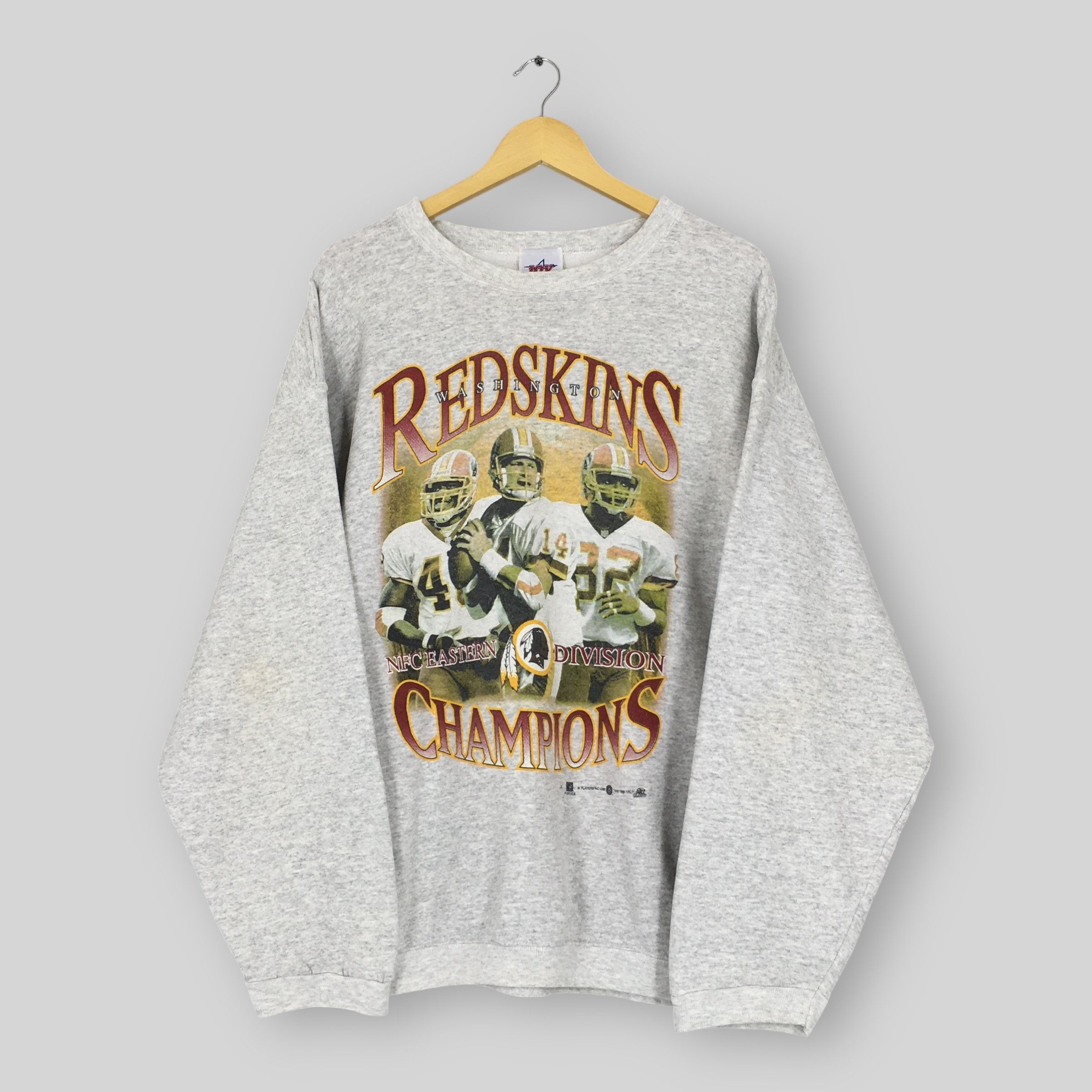 NFL × Vintage Vintage 90s Washington Redskins NFL Sweatshirt XLarge Size US XL / EU 56 / 4 - 1 Thumbnail