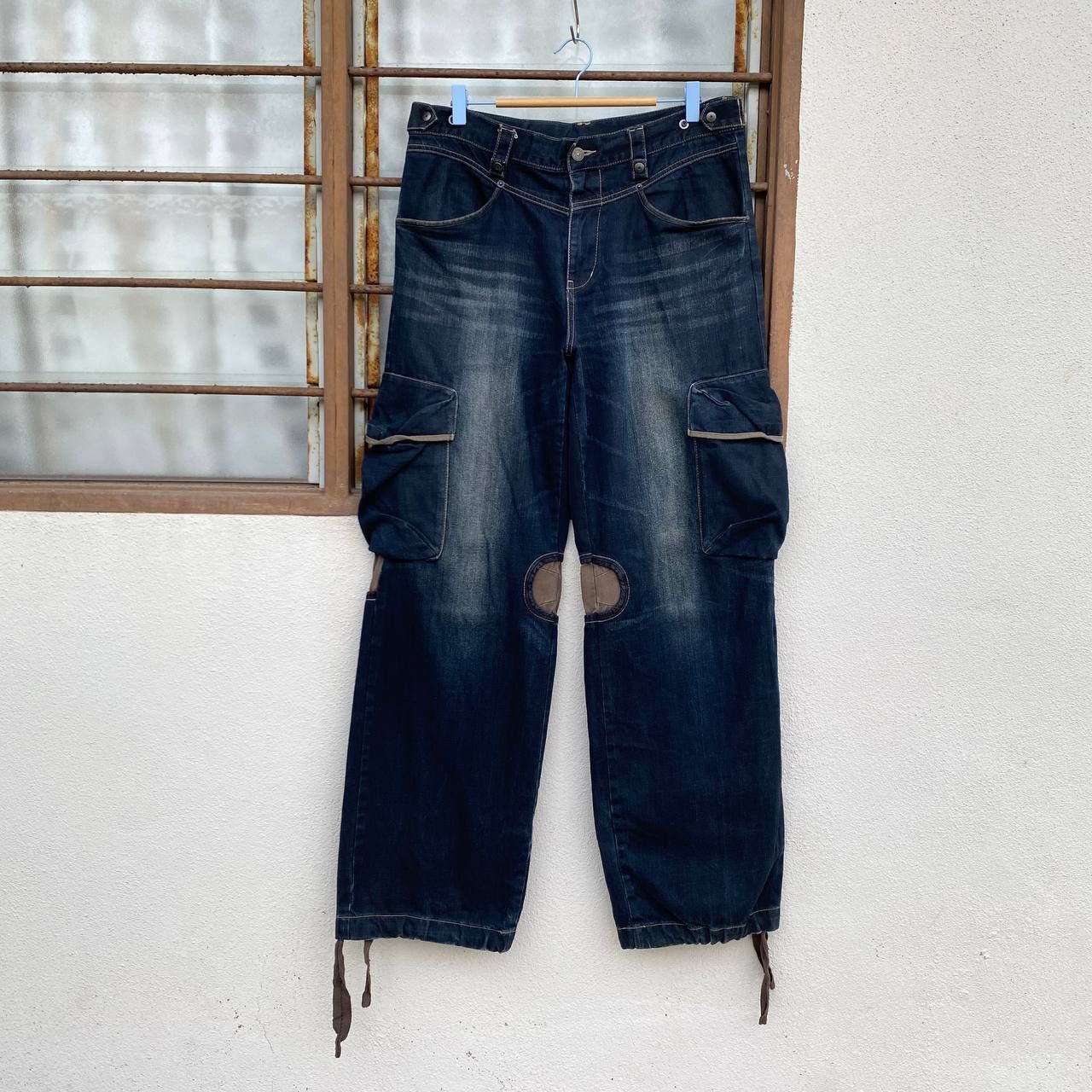 PPFM Rare Archival PPFM "Yellow Riot" Paratrooper Cargo Denim Size US 35 - 1 Thumbnail