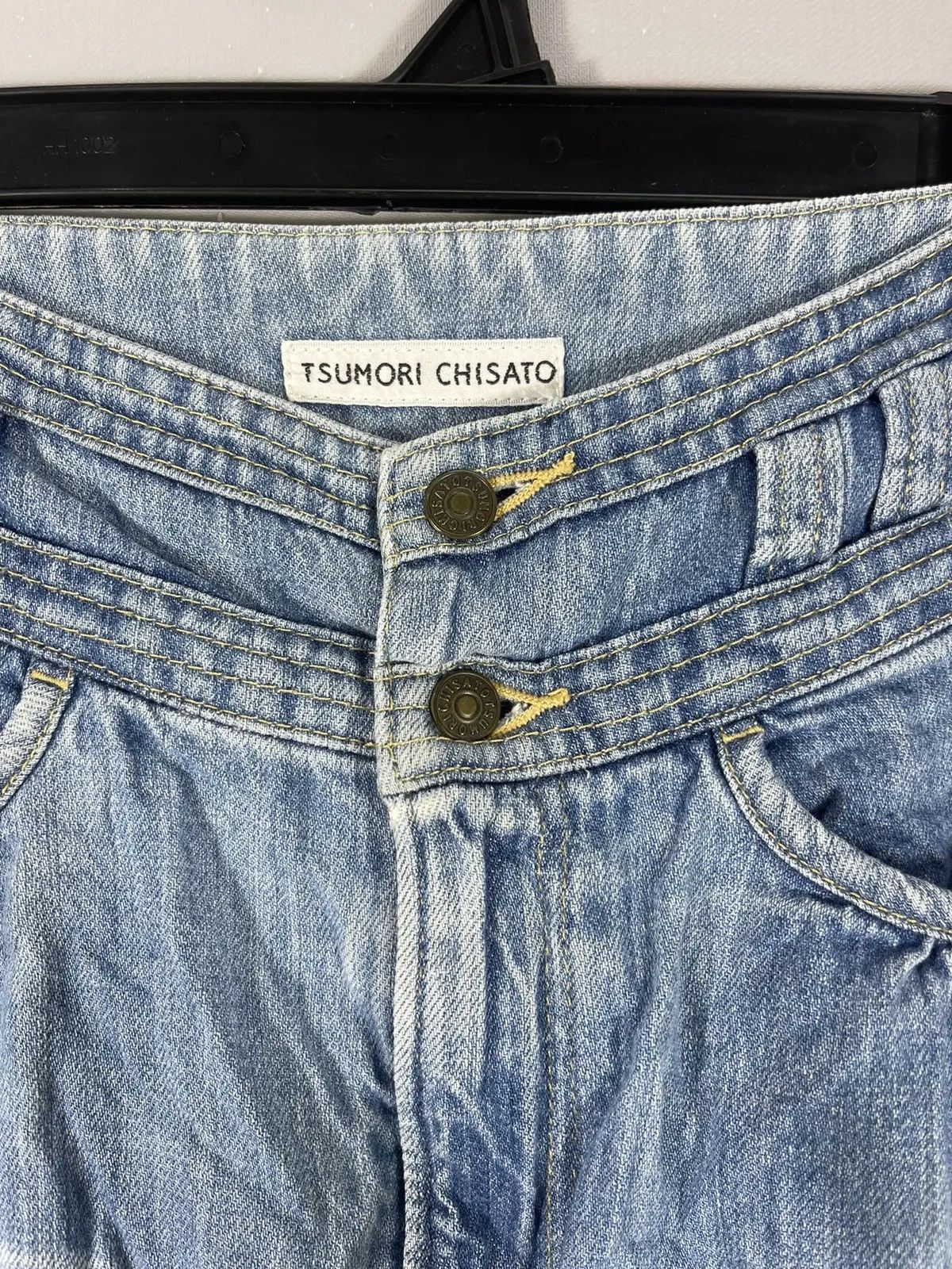 Issey Miyake × Tsumori Chisato × Vintage Vintage TSUMORI CHISATO By ISSEY MIYAKE Denim Skirt Size 29" - 11 Thumbnail