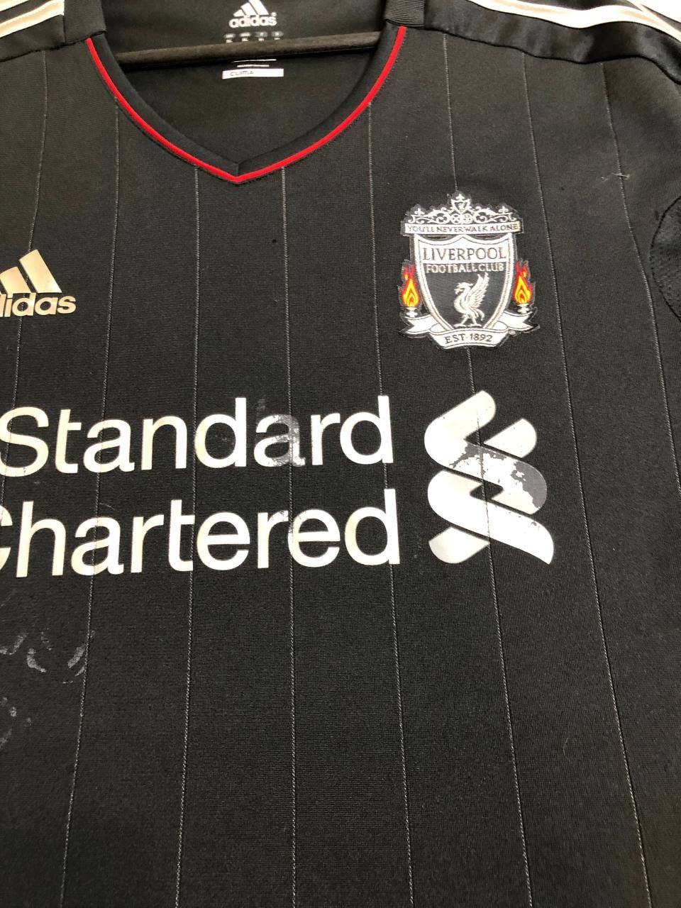Adidas Liverpool 2011/2012 Away Football Shirt Jersey Adidas Size US XL / EU 56 / 4 - 9 Thumbnail