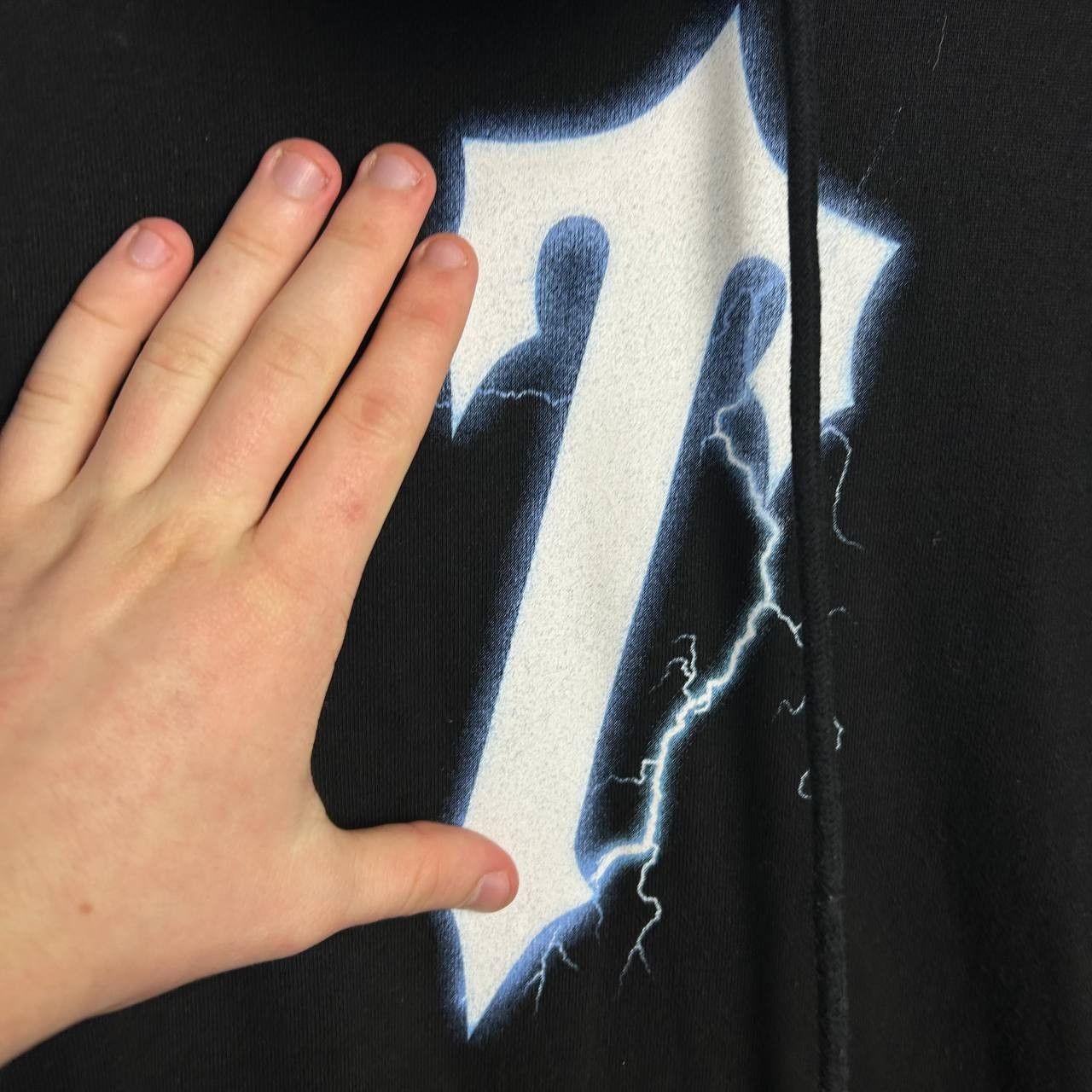 Trapstar London Vintage Trapstar Big logo distressed faded y2k style hoodie Size US S / EU 44-46 / 1 - 3 Thumbnail