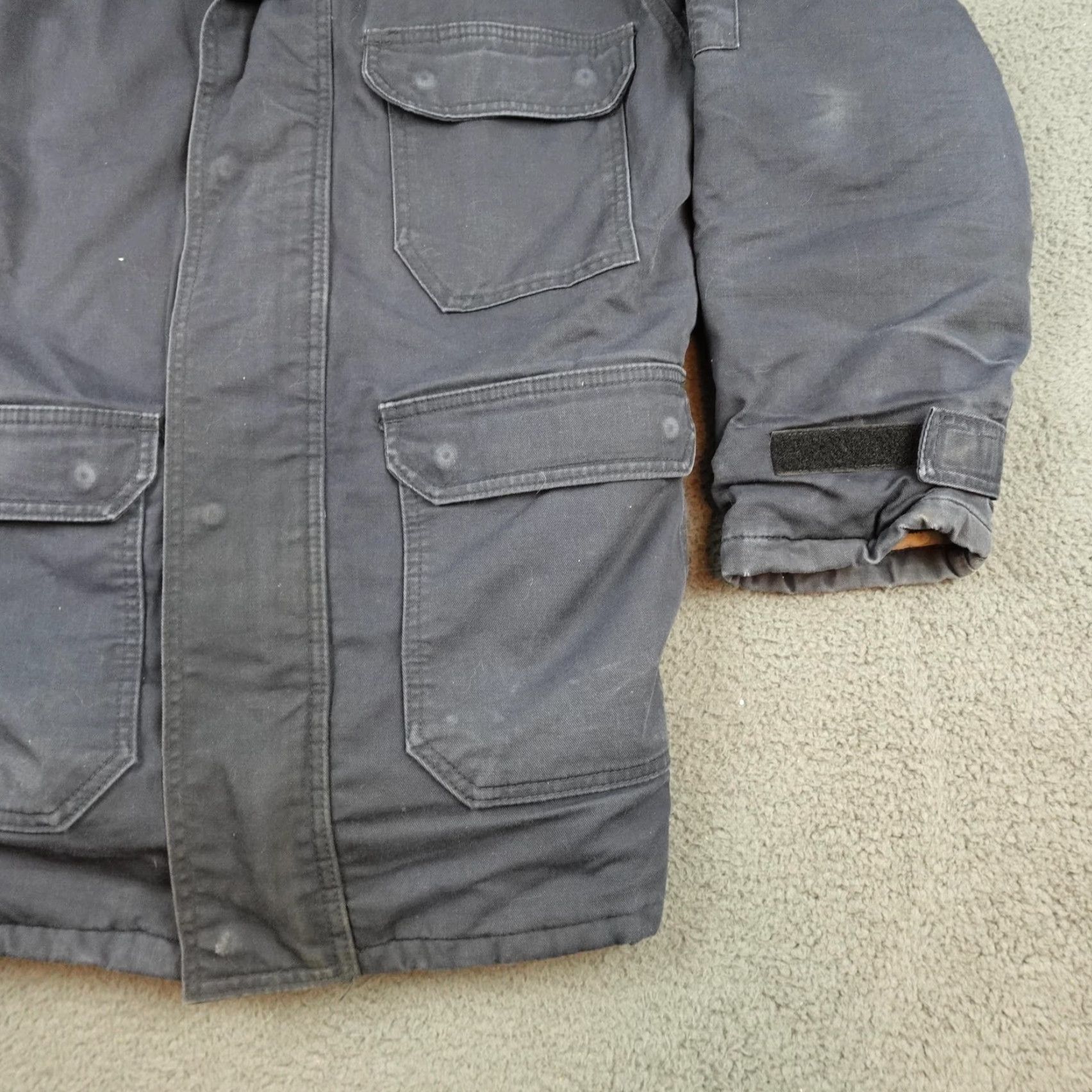 Vintage Bulwark Excel FR ComforTouch Jacket Mens Medium Blue Parka Insulated JLP8NV4 Size US M / EU 48-50 / 2 - 2 Thumbnail
