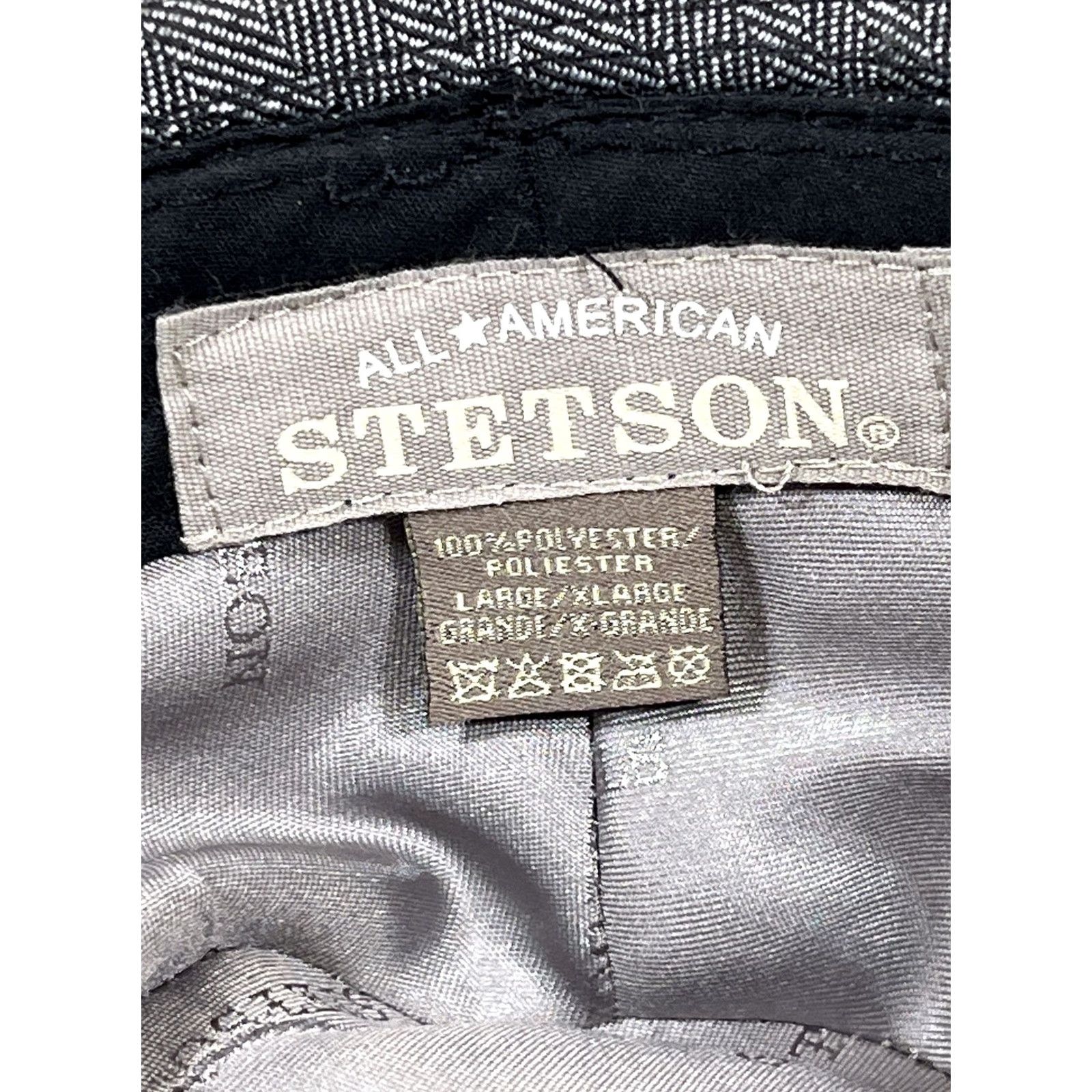 Stetson Stetson Fedora Hat Gray Cotton Blend Knit Lightweight Classic Classic Fedora Men Large / XL 23-1/4” 7-3/8 Size ONE SIZE - 8 Thumbnail