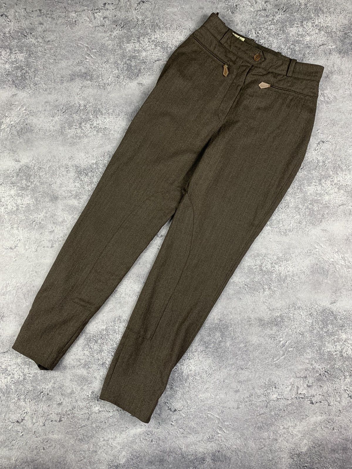 パンツ HERMES VINTAGE CORDUROY TROUSERS HERMES VINTAGE CORDUROY TROUSERS