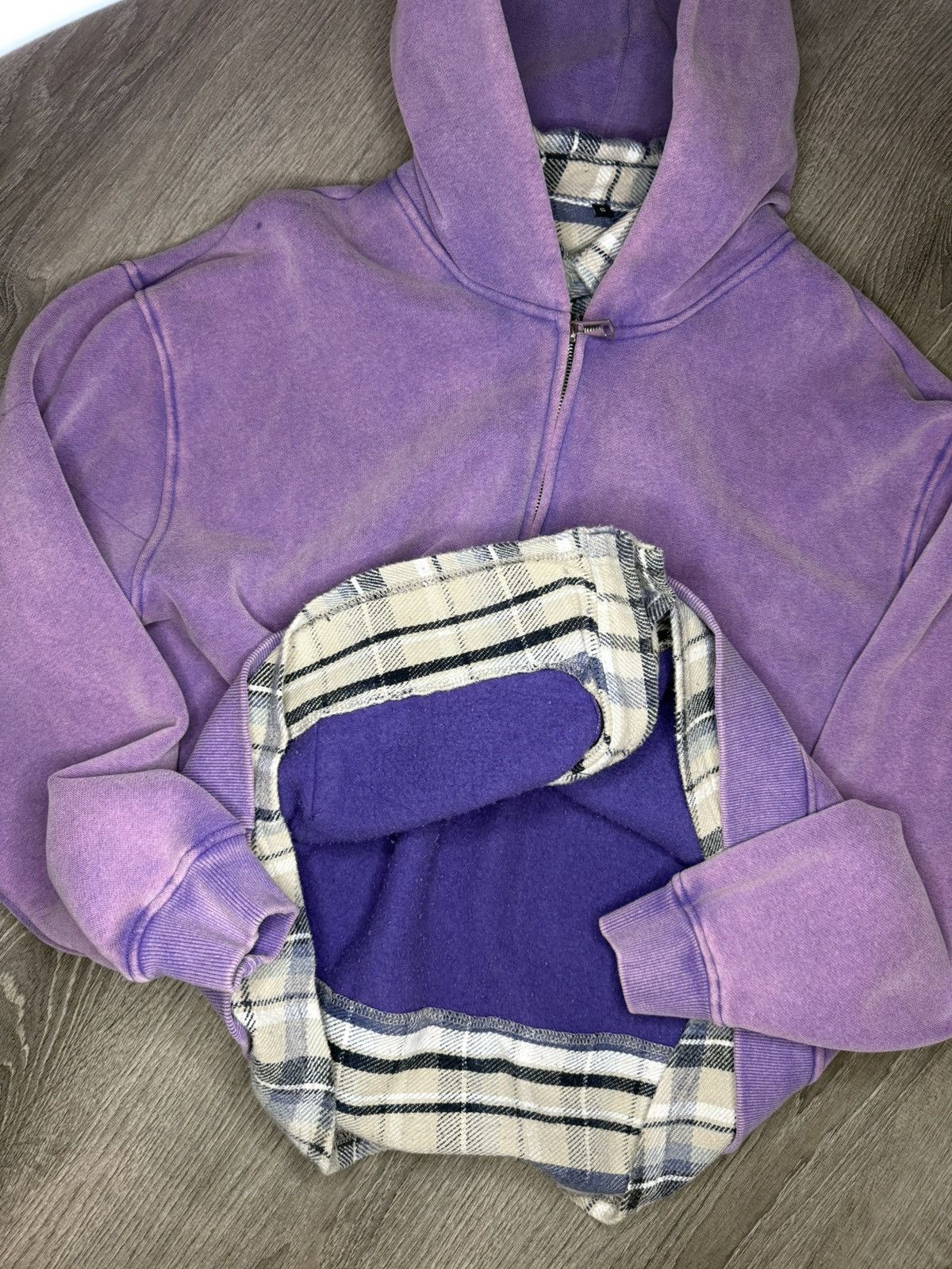 The GV Gallery GV GALLERY FLANNEL ZIP UP HOODIE Size US S / EU 44-46 / 1 - 4 Thumbnail