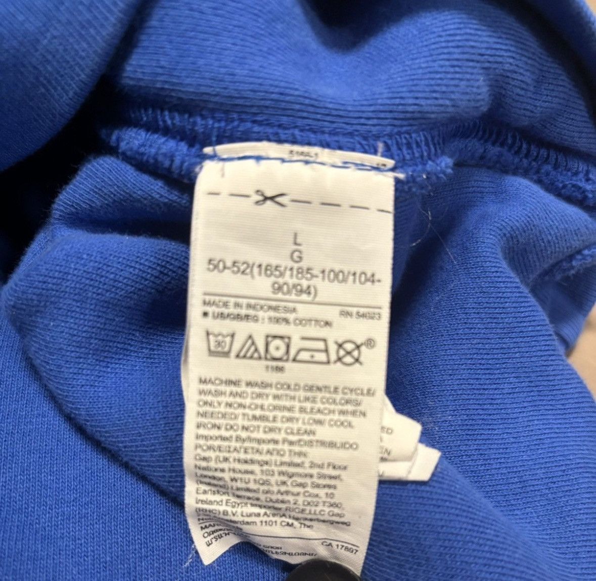 Gap × Kanye West × Yeezy Yeezy Gap Perfect Hoodie Blue Size US L / EU 52-54 / 3 - 7 Thumbnail
