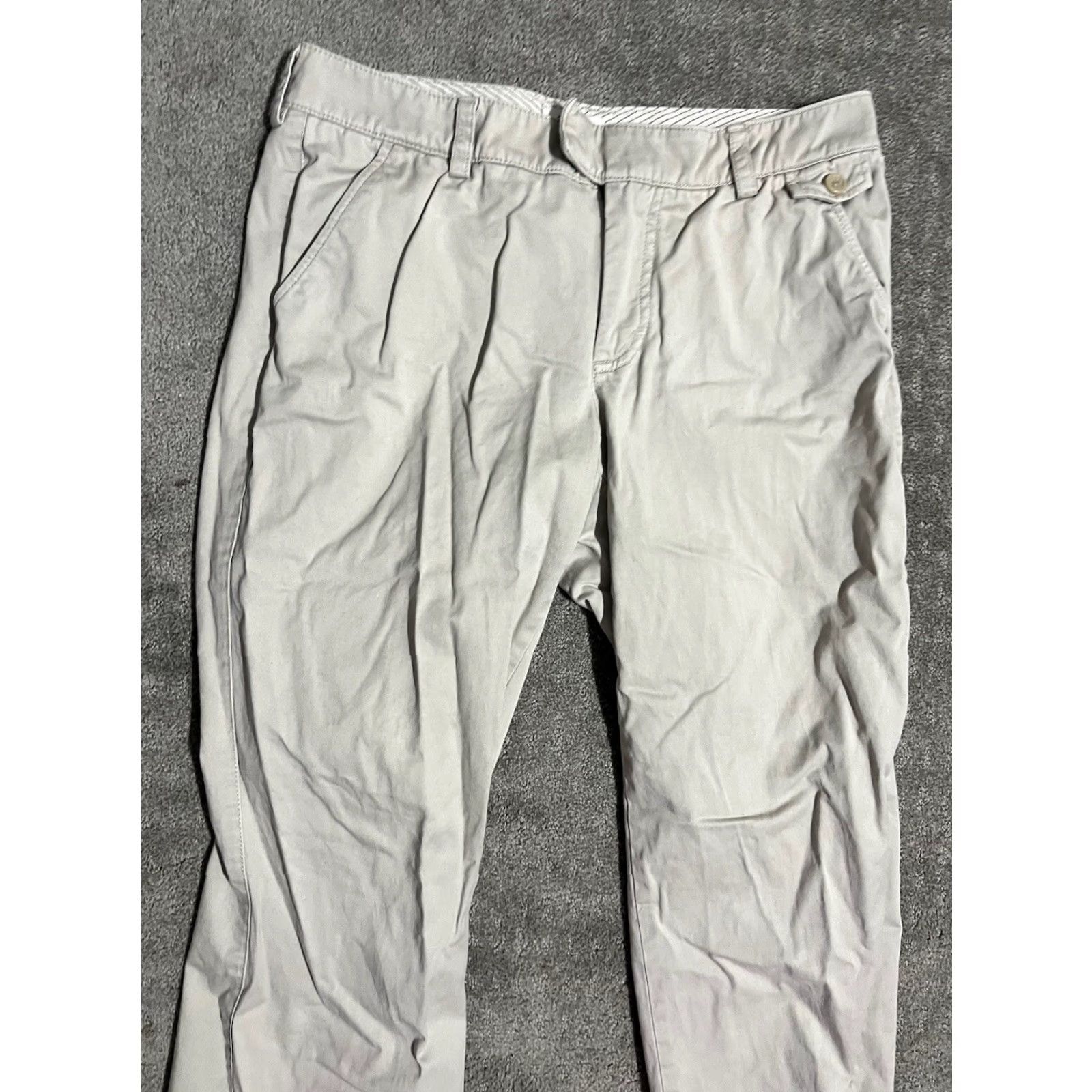 Dockers VINTAGE Dockers Pants Solid 8 Medium Ivory Women Chino Bootcut Adult Womens Size 30" / US 8 / IT 44 - 2 Thumbnail