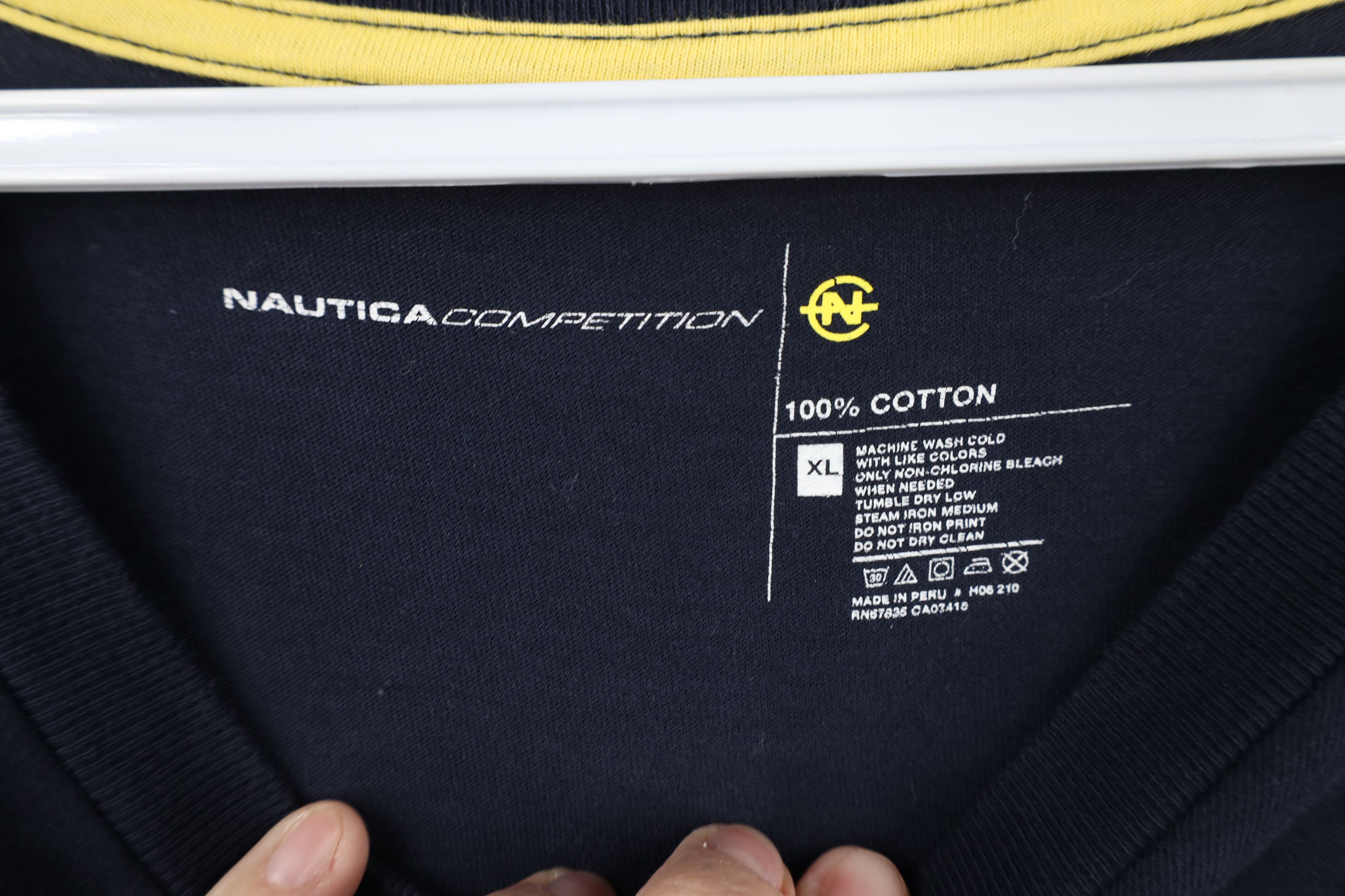 Nautica × Vintage Vintage Y2K Nautica Competition Spell Big Logo T-Shirt Blue Size US XL / EU 56 / 4 - 7 Thumbnail