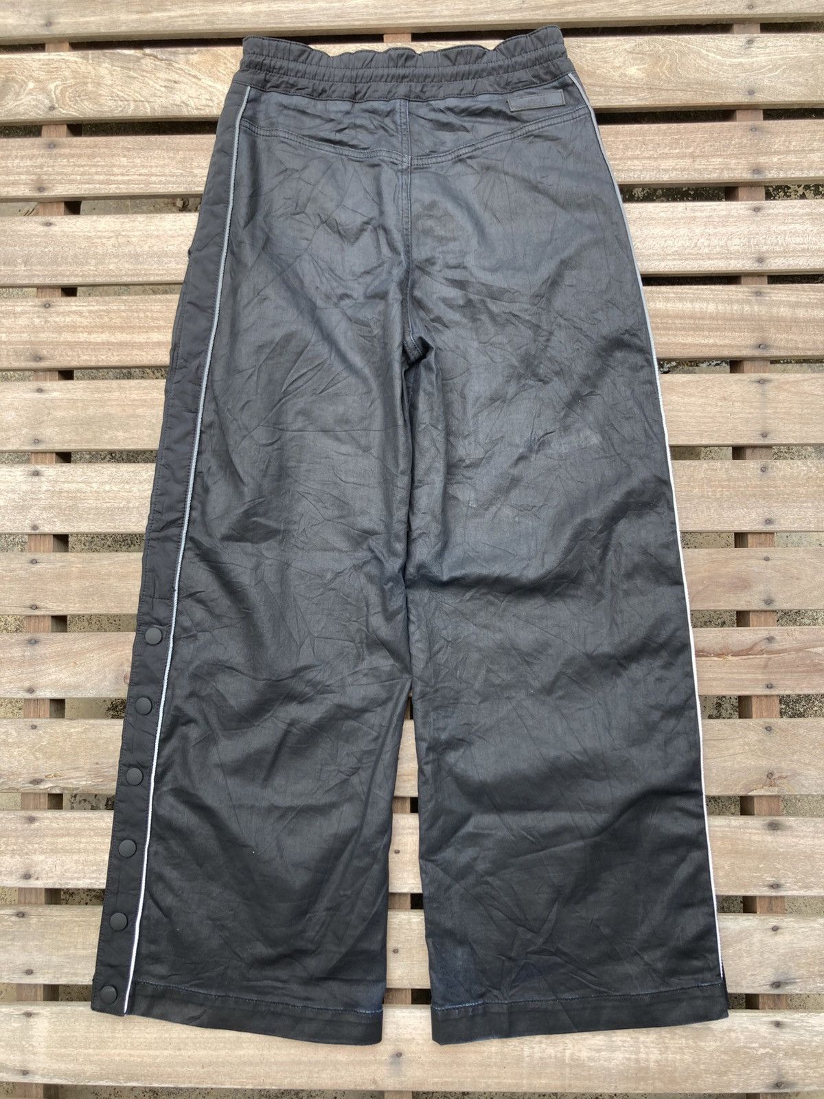 Diesel Diesel Black Cowhide Leather Baggy Pants Size US 28 / EU 44 - 2 Thumbnail