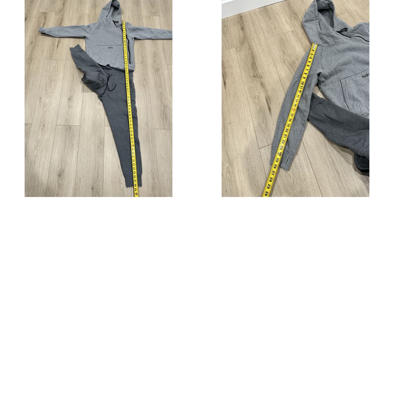 Vintage Tuxy Mens One Piece Jumpsuit Gray Dark Hoodie Sweatsuit Zip Drawstring Small Size US S / EU 44-46 / 1 - 10 Thumbnail