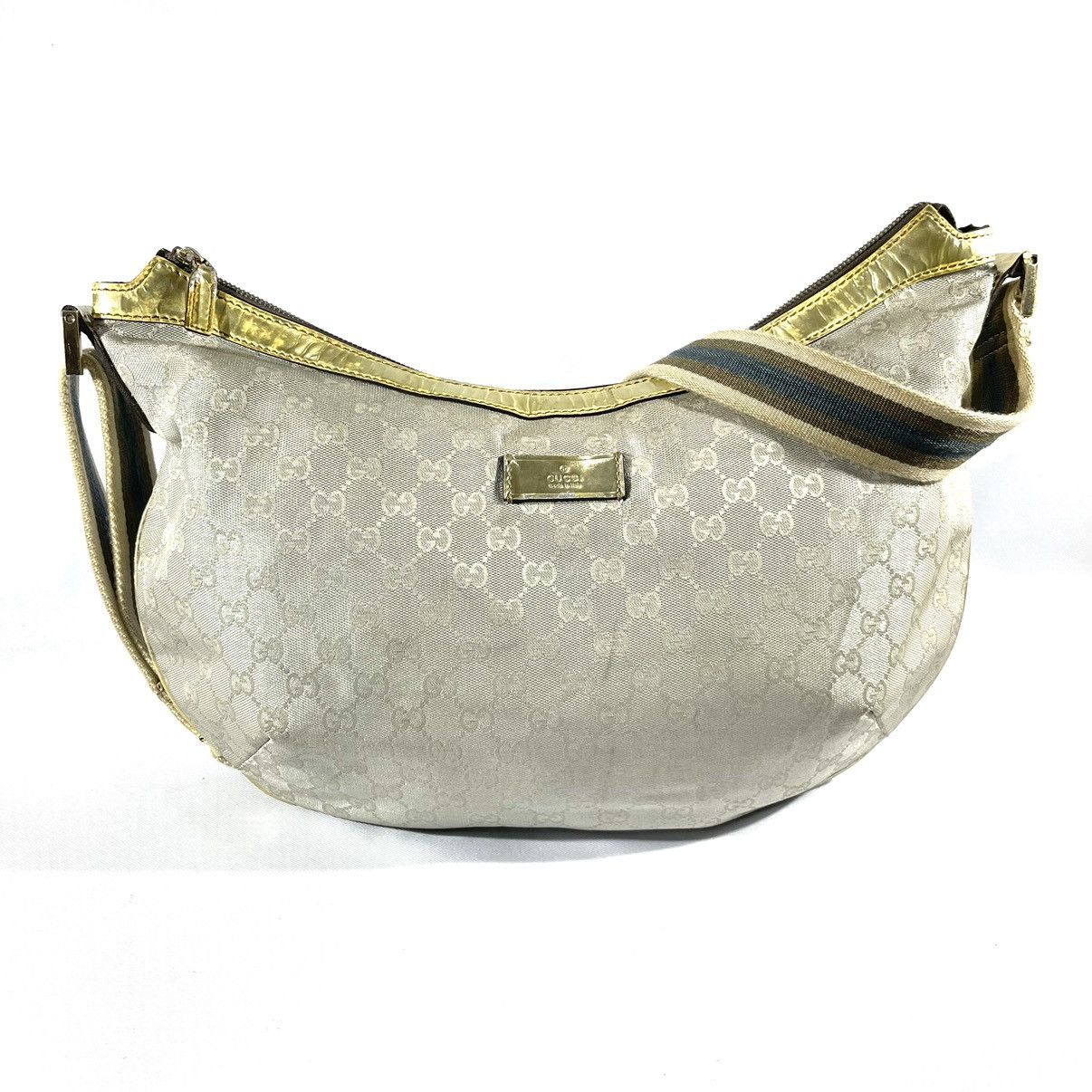 image of Gucci Silver GG Imprime Web, Women's