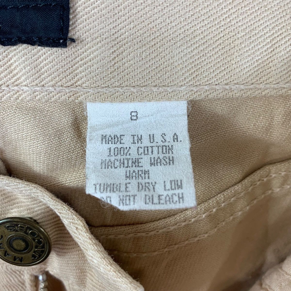 Designer × Marc Jacobs MARC JACOBS Beige colour jeans Size US 31 - 20 Thumbnail