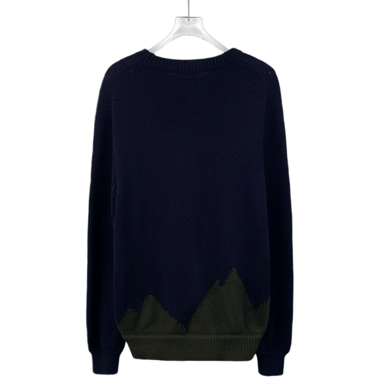 Moncler Moncler Wool Sweater – Navy Lette Crewneck (Size M) Size US M / EU 48-50 / 2 - 8 Thumbnail