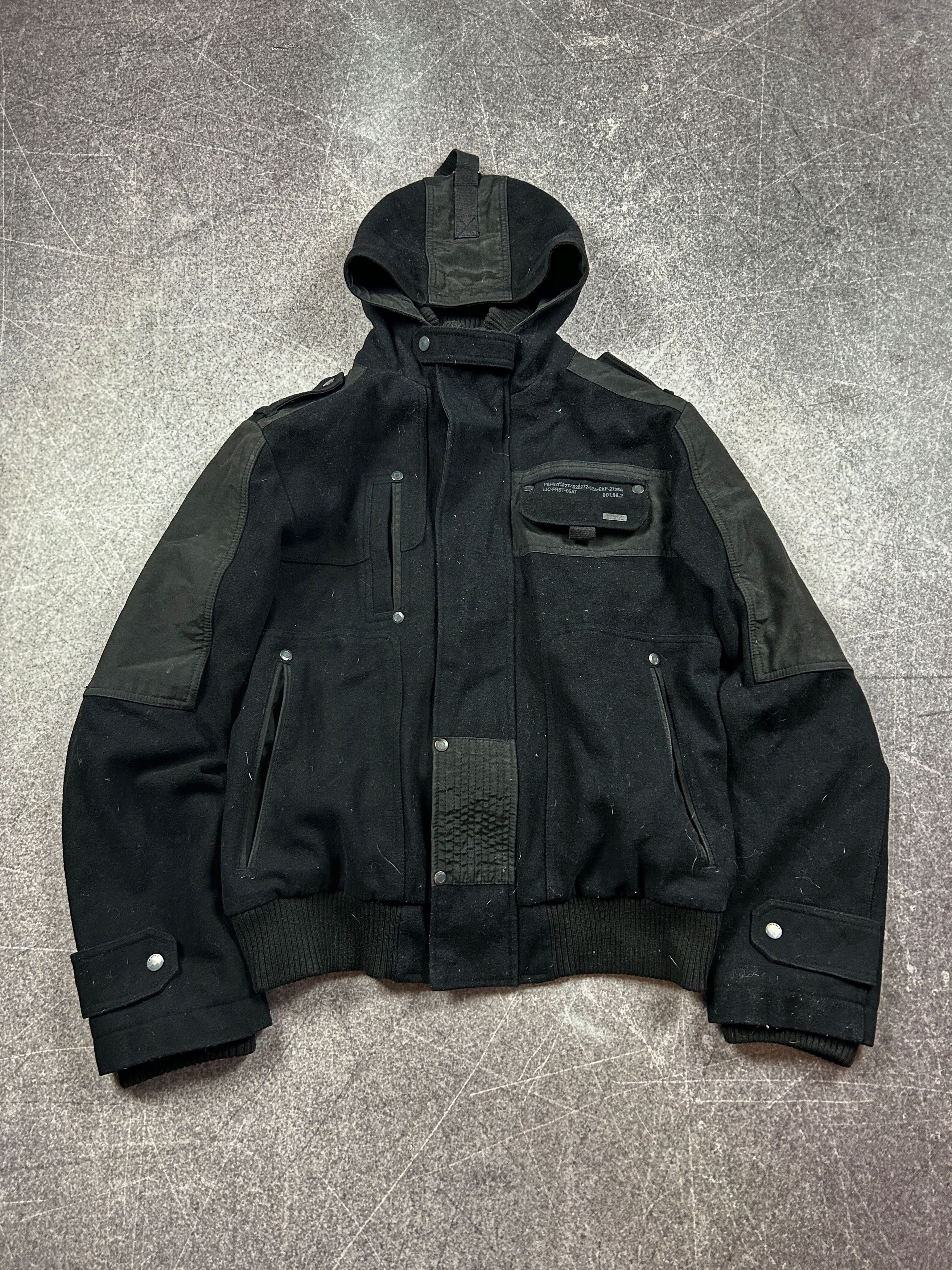 Vintage Techwear Jacket Black Multi Pocket Utility Cyber Y2K Core Size US M / EU 48-50 / 2 - 5 Thumbnail