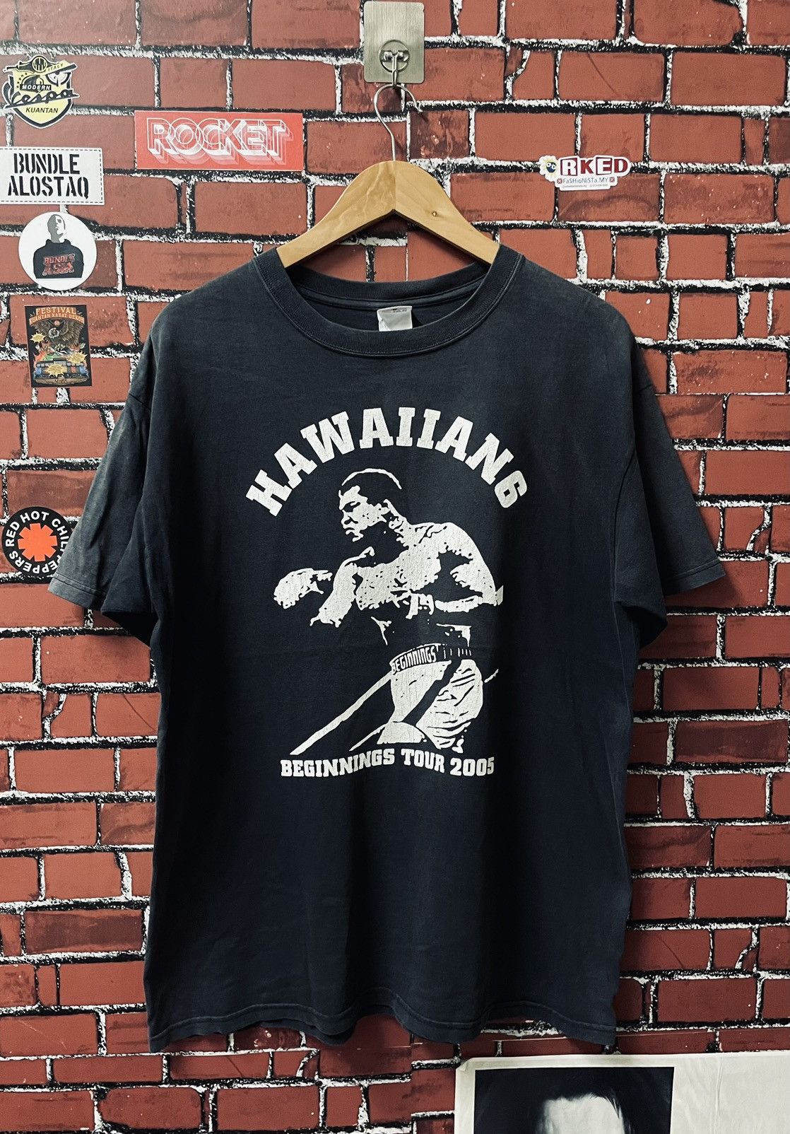 Vintage HAWAIANG MUHAMMAD ALI BIGINING SHIRTS Size US L / EU 52-54 / 3 - 1 Thumbnail