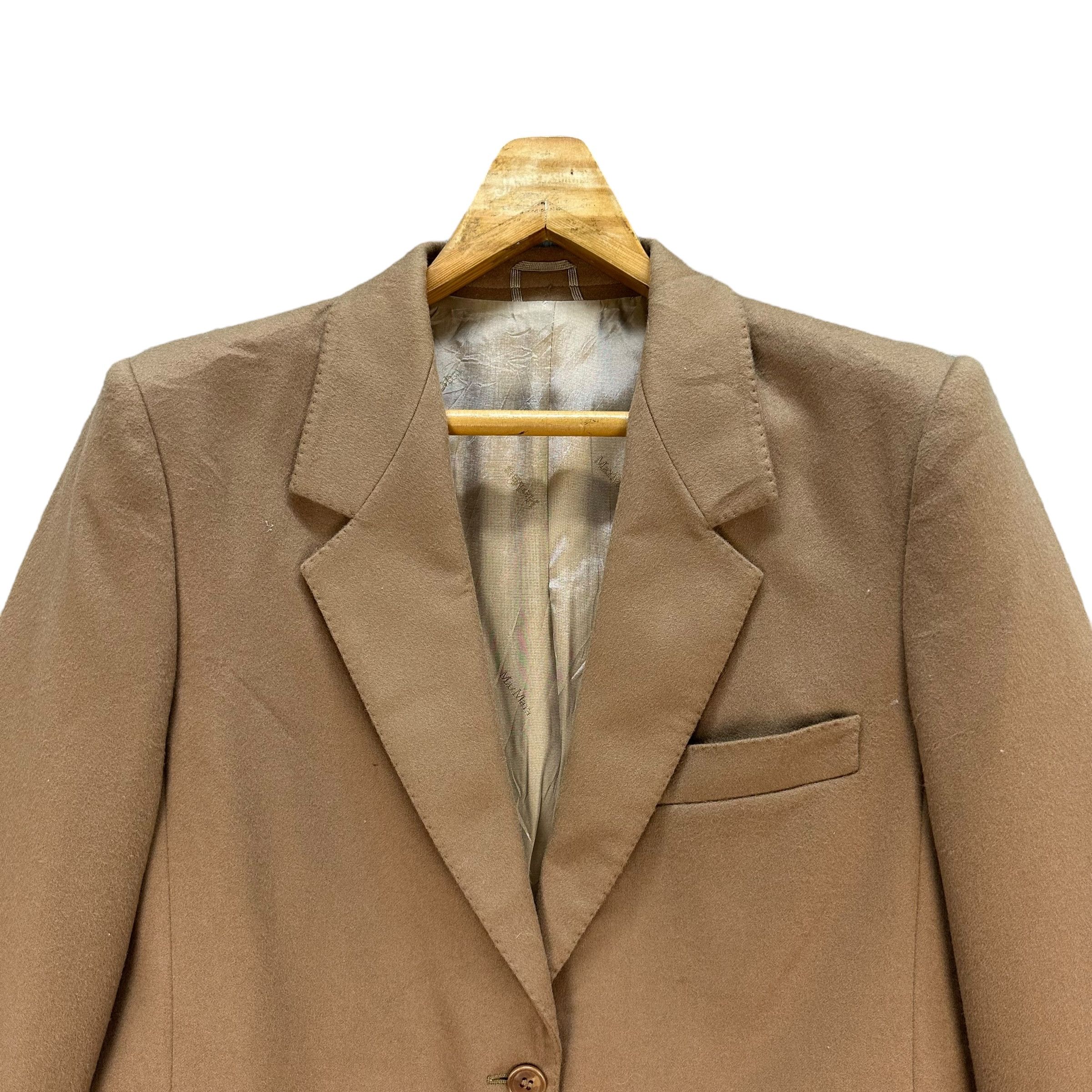 Max Mara MAX MARA Sportmax Brown Wool Suit Jacket Blazer #A40-0898 Size XL / US 12-14 / IT 48-50 - 2 Thumbnail
