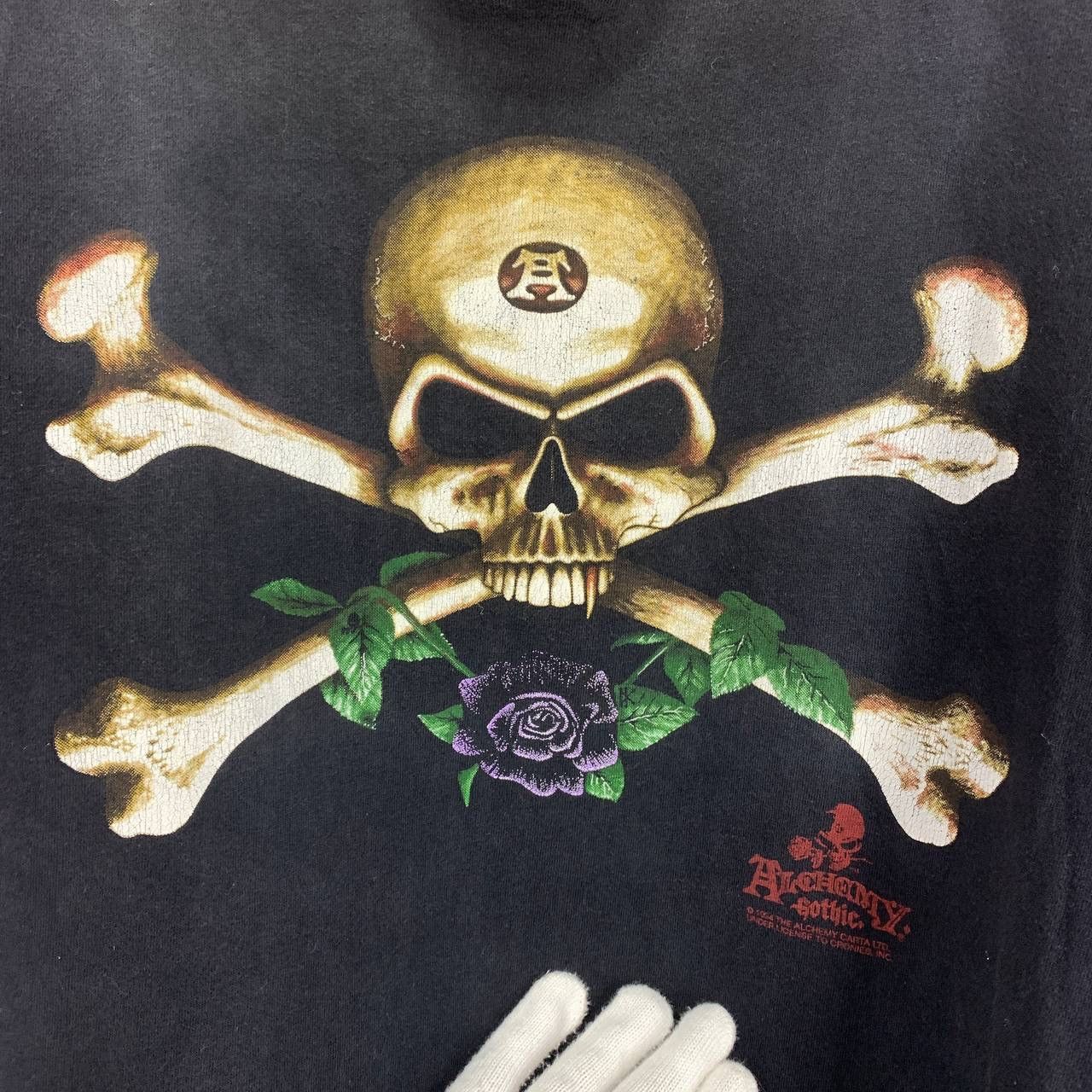 Band Tees 90s Vintage ALCHEMY GOTHIC by CRONIES T Shirt #2436/AJ Size US M / EU 48-50 / 2 - 2 Thumbnail