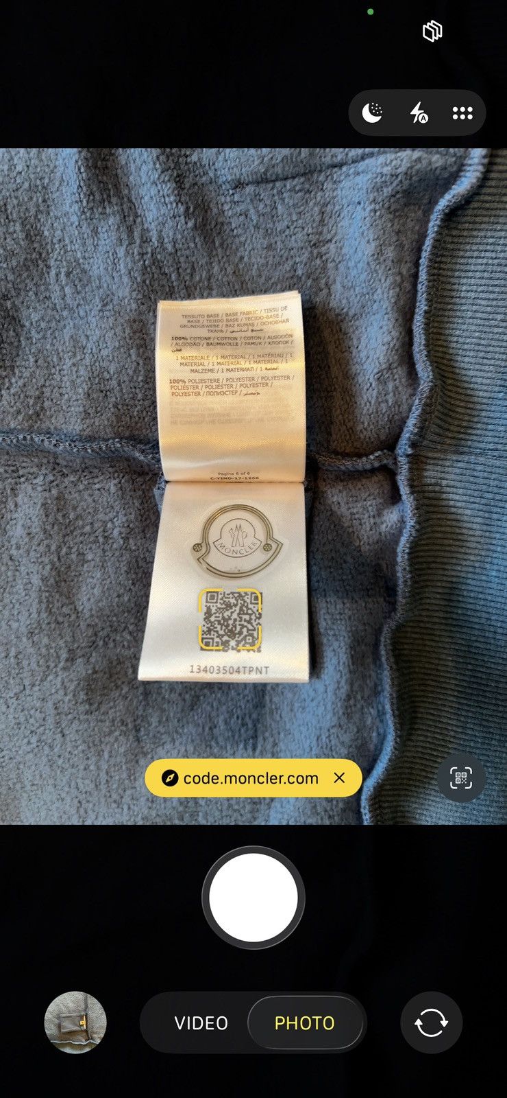 Moncler Moncler Hoodie Medium Size US M / EU 48-50 / 2 - 5 Thumbnail