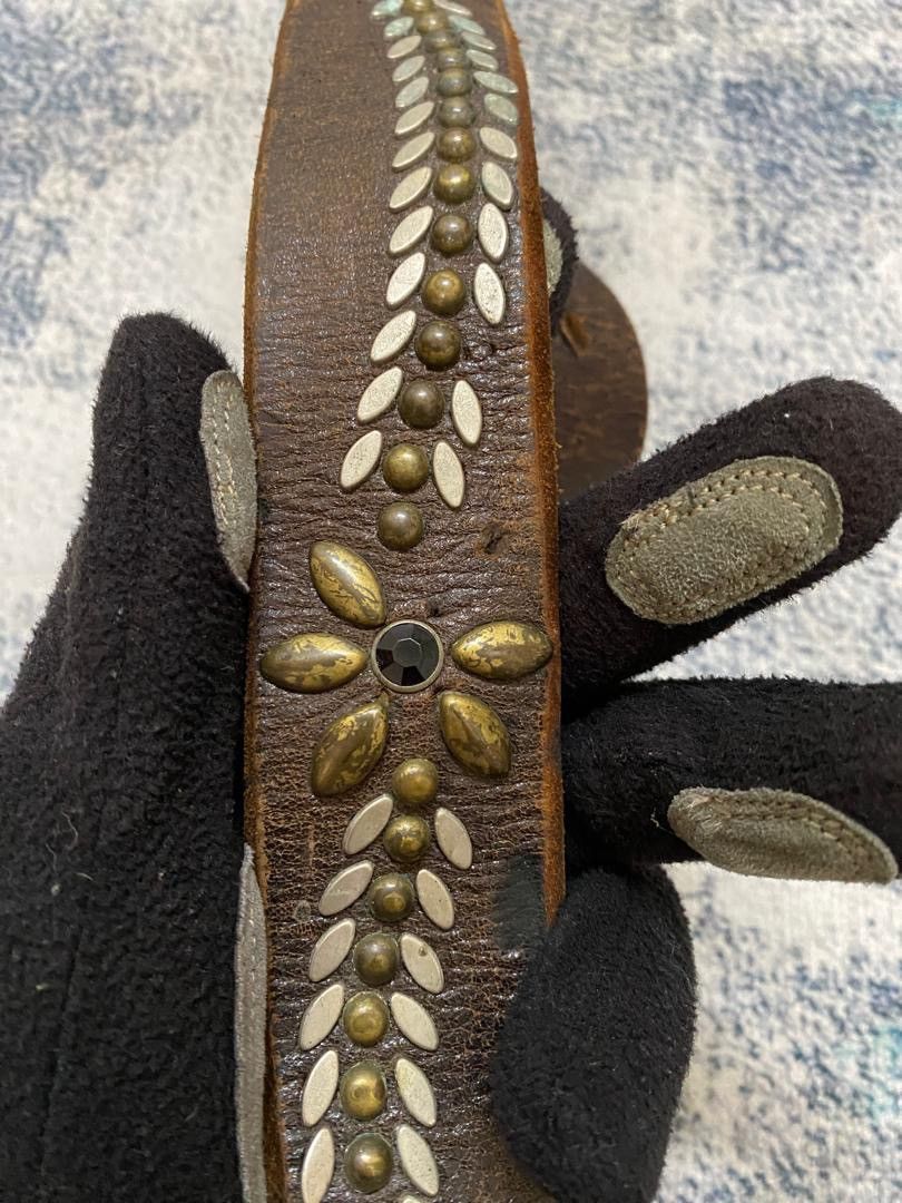 Tornado Mart Tornado Mart Japan leather belt stud | Grailed