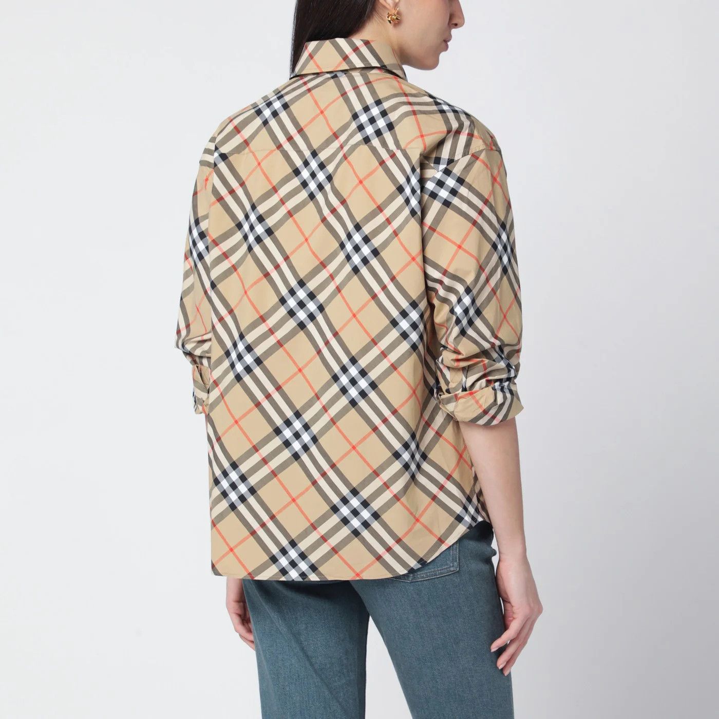 Burberry o1d2blof0426 Check Pattern Shirt in Multicolor Size S / US 4 / IT 40 - 3 Thumbnail