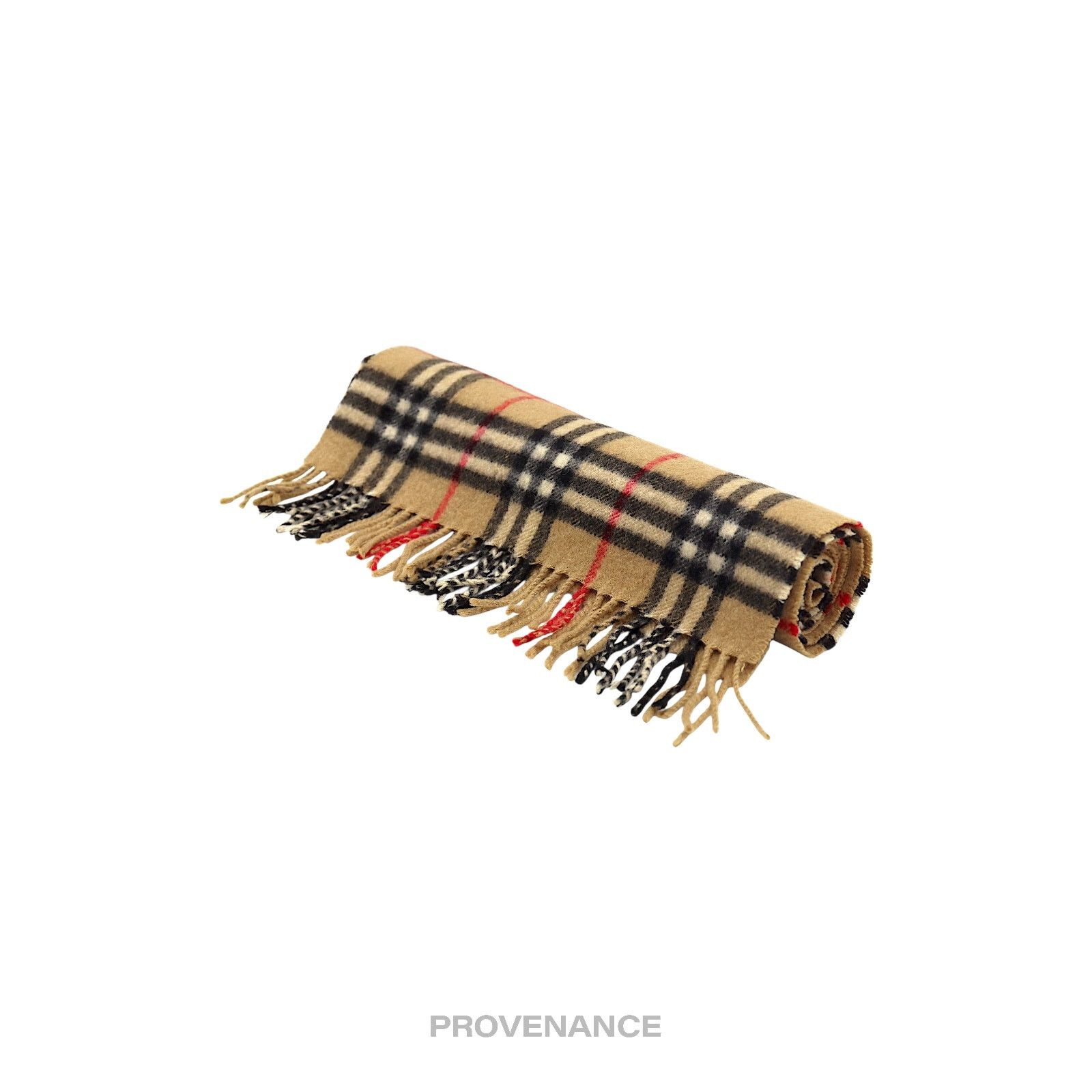 Burberry 🔴 Burberry Scarf - "Burberrys" Nova Check Cashmere Size ONE SIZE - 3 Thumbnail